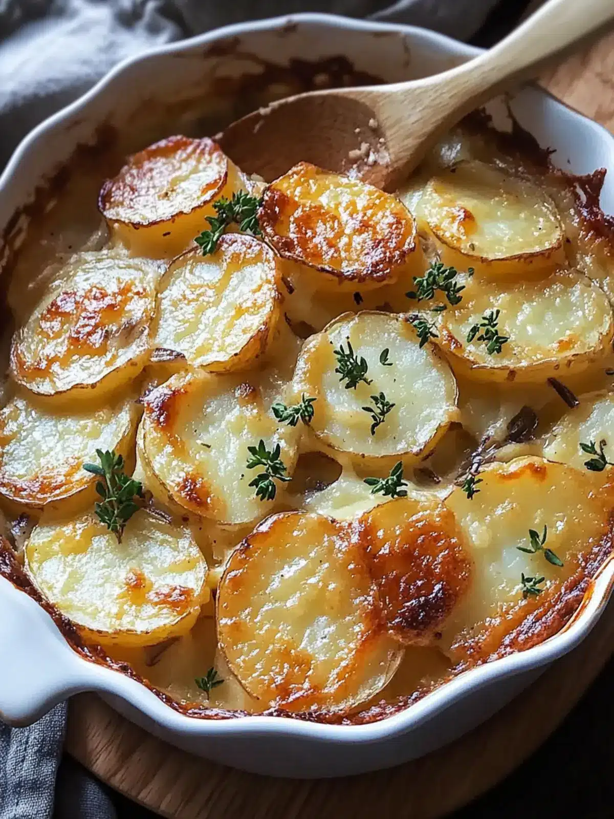 French Onion Potato Bake