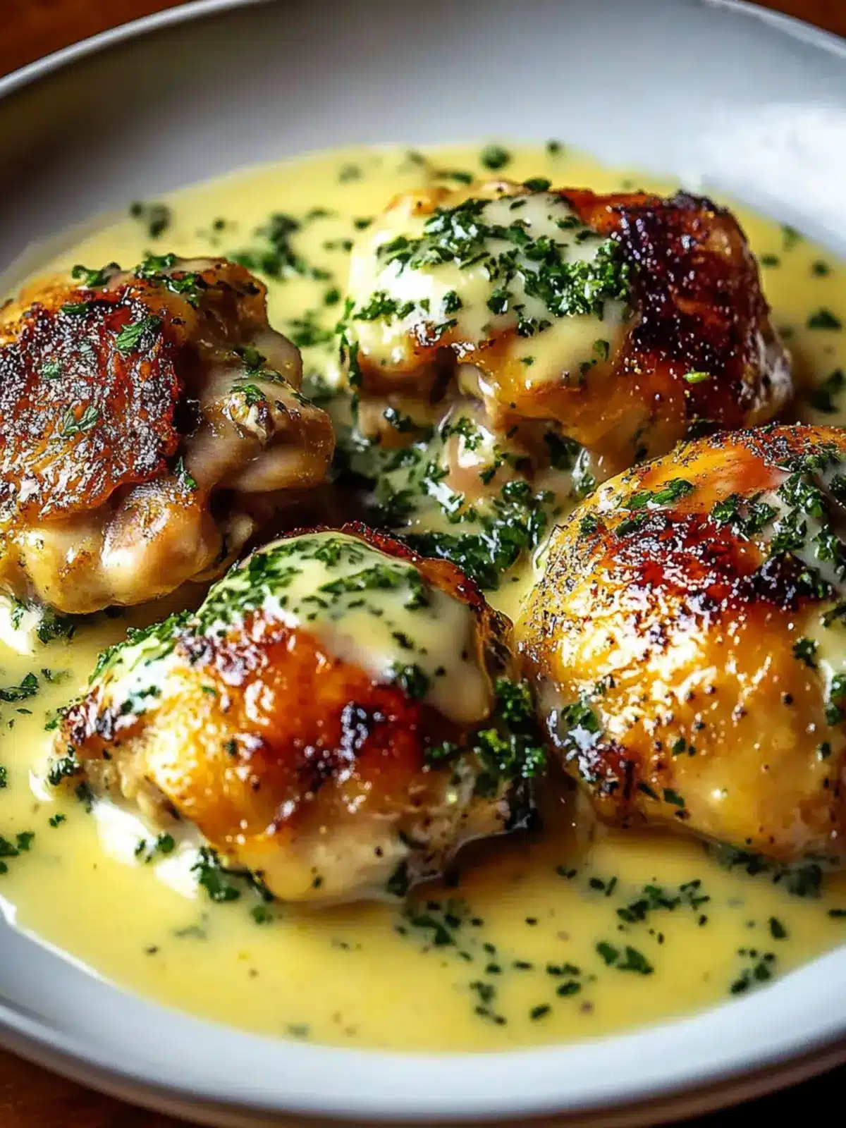 Bobby Flay Chicken Thighs With Creamy Garlic Sauce