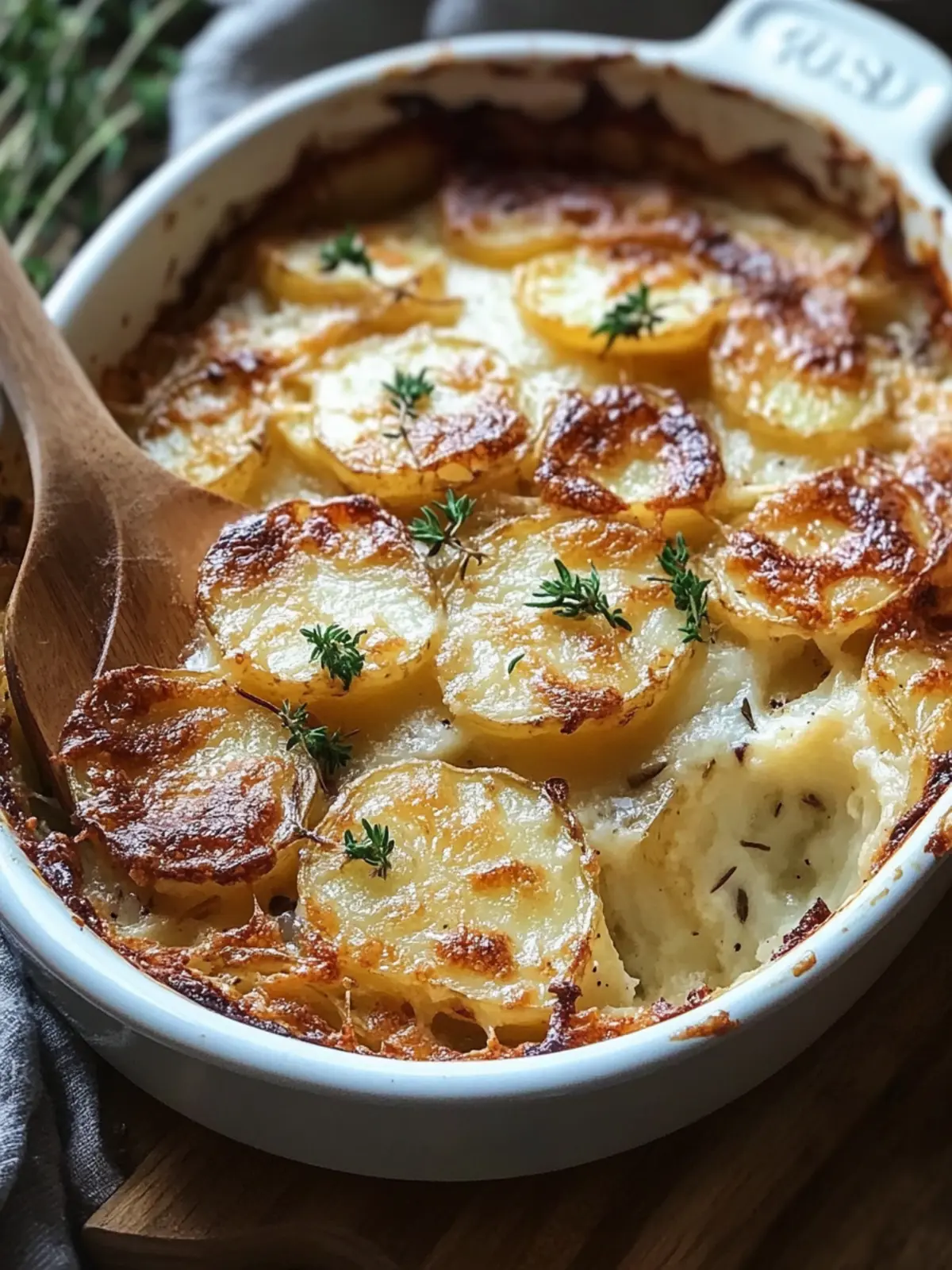 French Onion Potato Bake