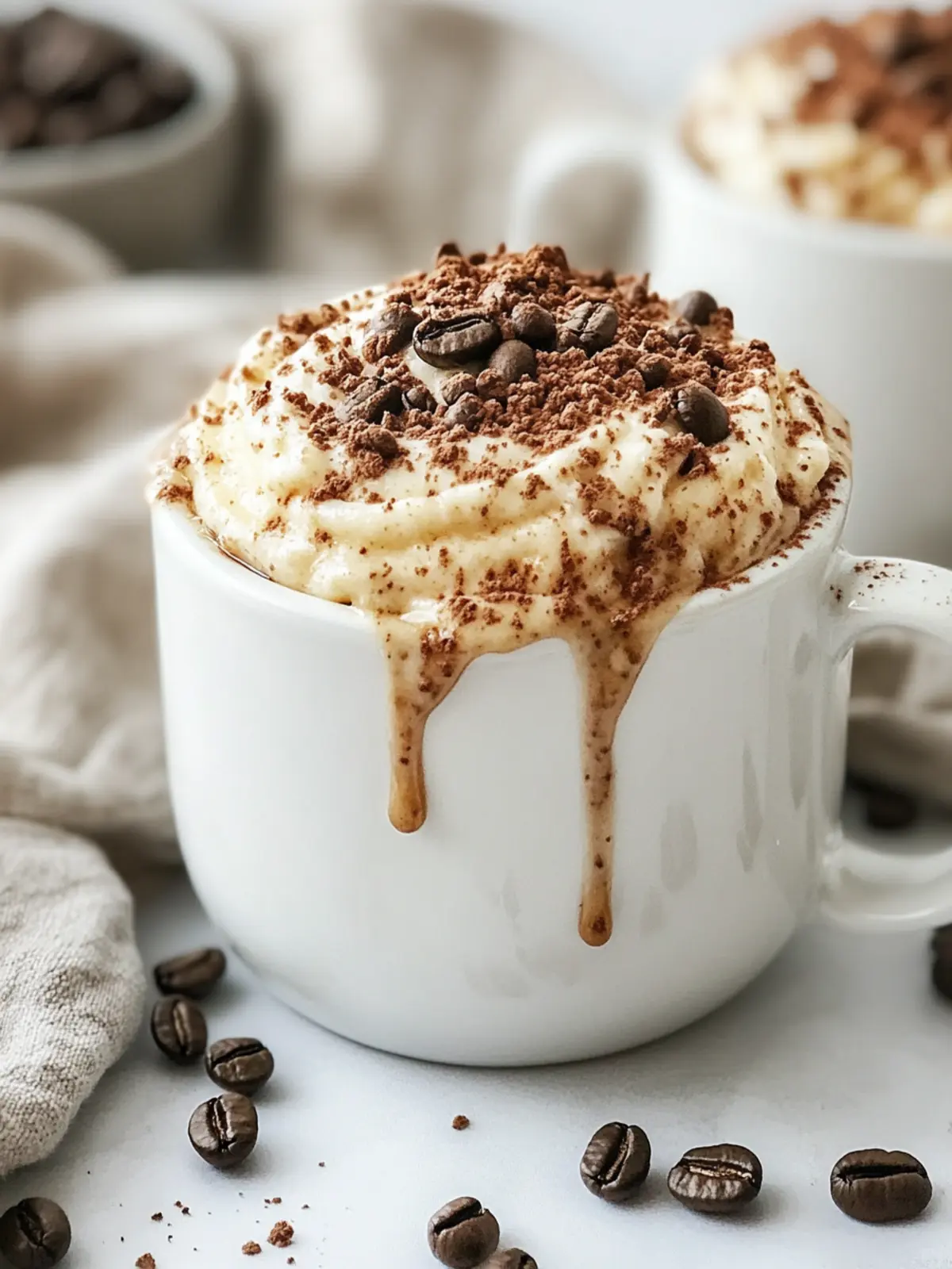 Keto Coffee Cake Mug Cake