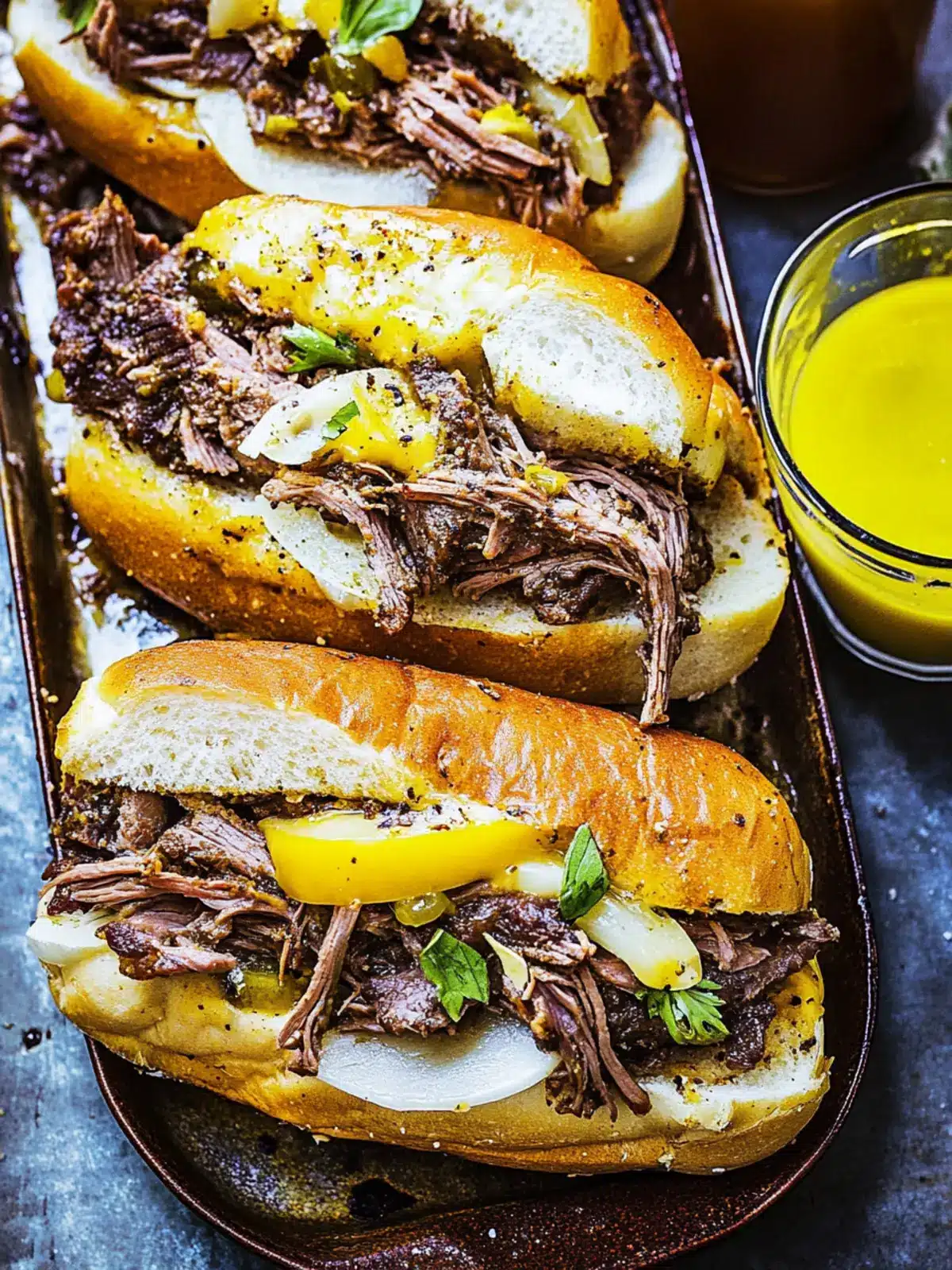 Instant Pot Italian Beef Sandwiches