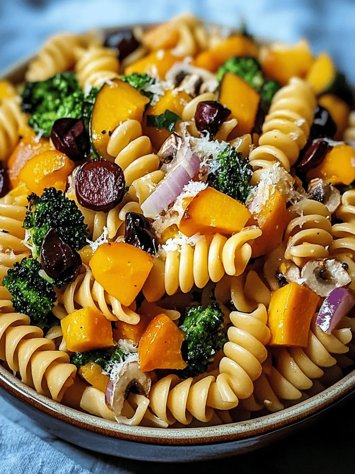 UpChuckin  Pumpkin Loaded Pasta Salad
