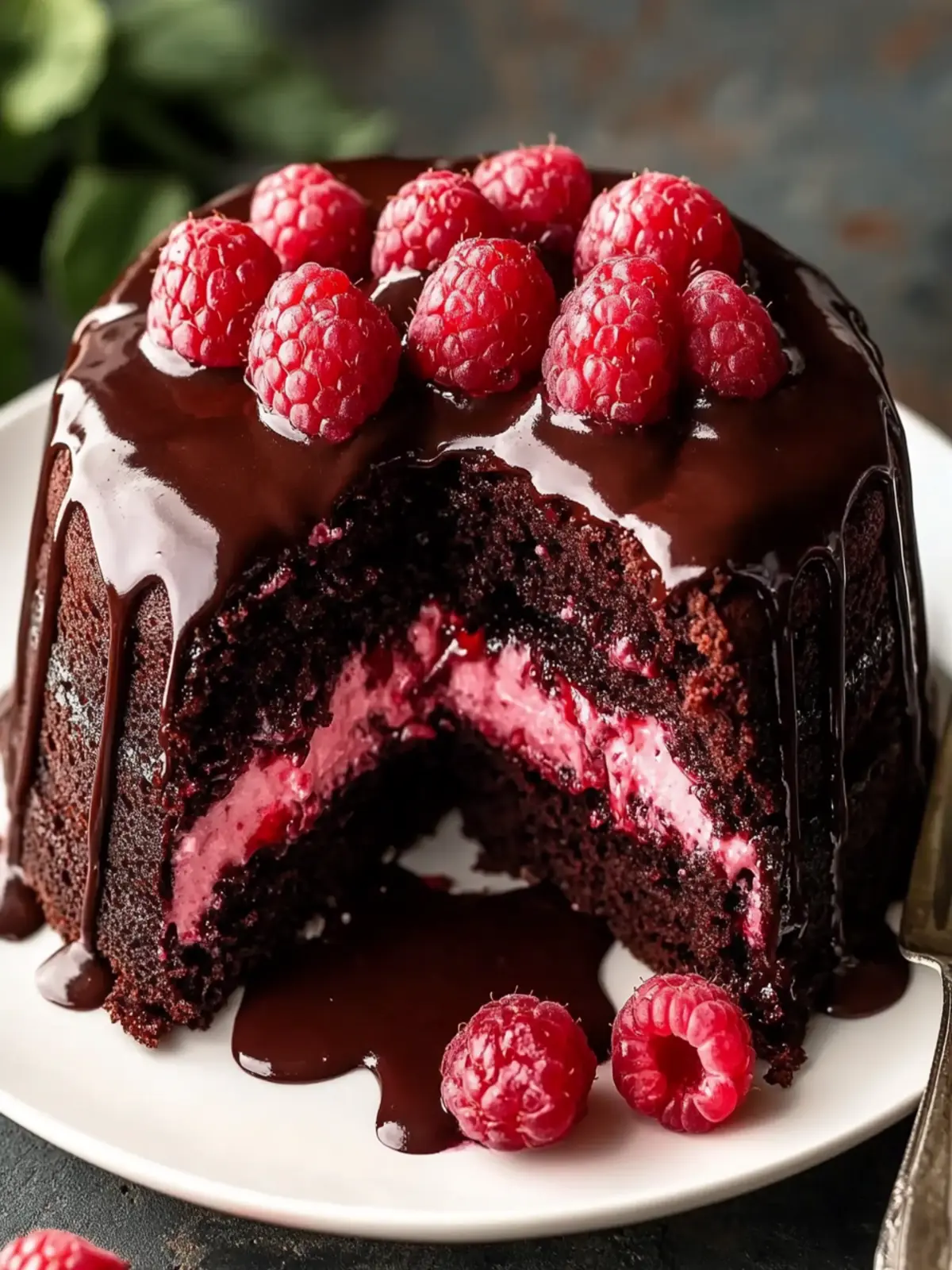 Chocolate Raspberry Cake