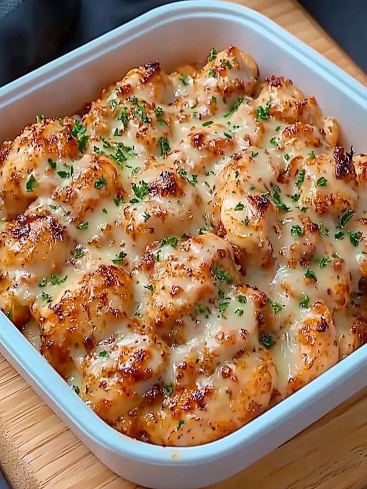 Garlic Parmesan Chicken with Cheesy Potatoes
