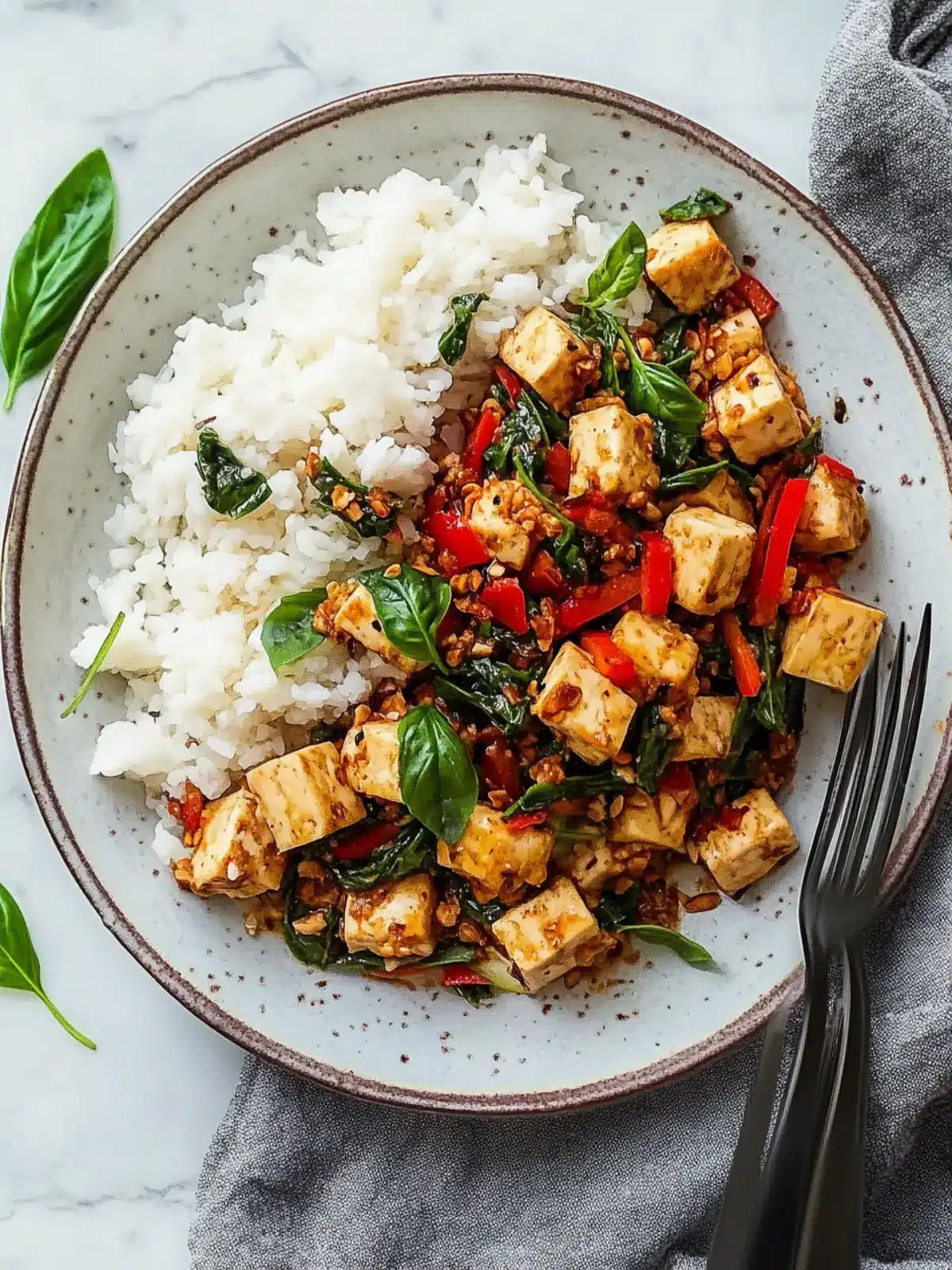 Thai Basil Tofu