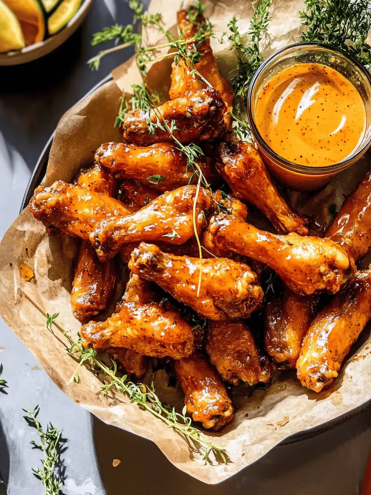 Baked Honey Mustard Boneless Wings