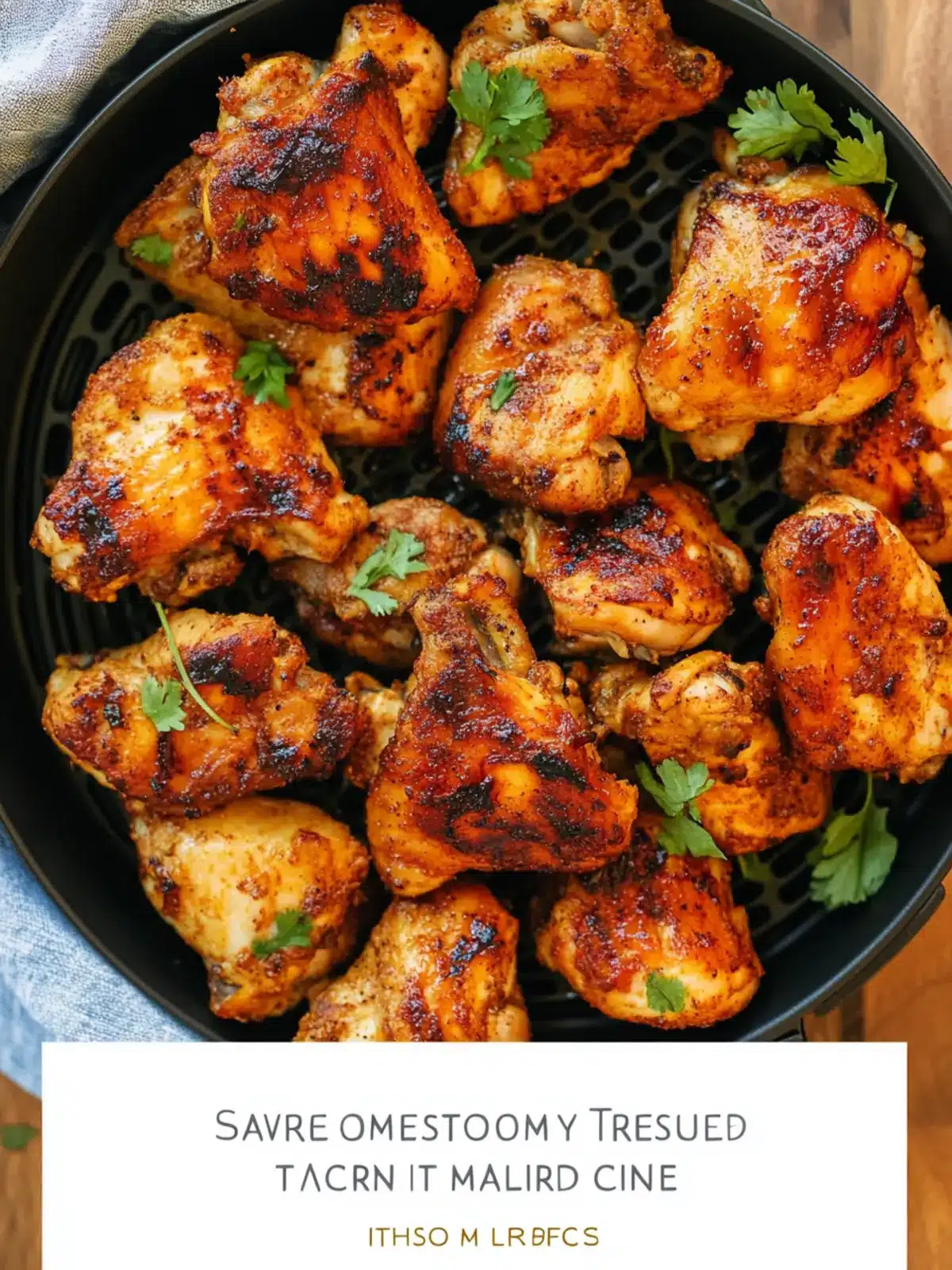 Shawarma Chicken Thighs in the Air Fryer