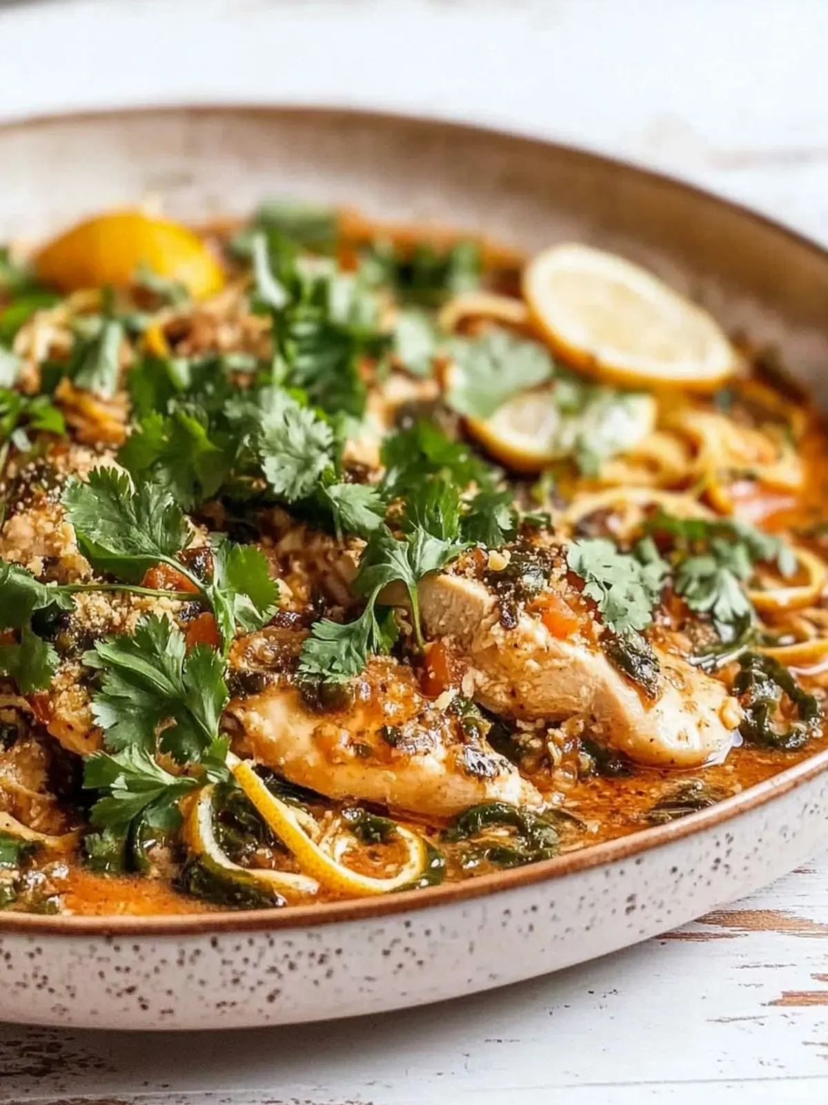 Spicy Brown Butter Chicken Piccata