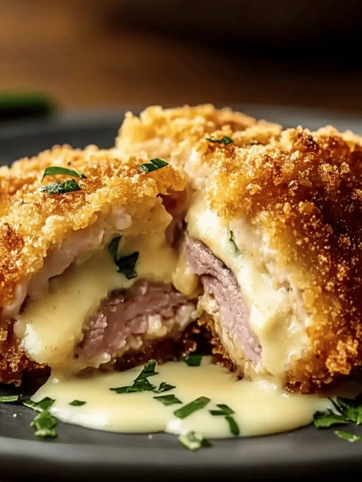 Crispy, Creamy Chicken Cordon Bleu: A Quick Weeknight Delight 2 Crispy, Creamy Chicken Cordon Bleu