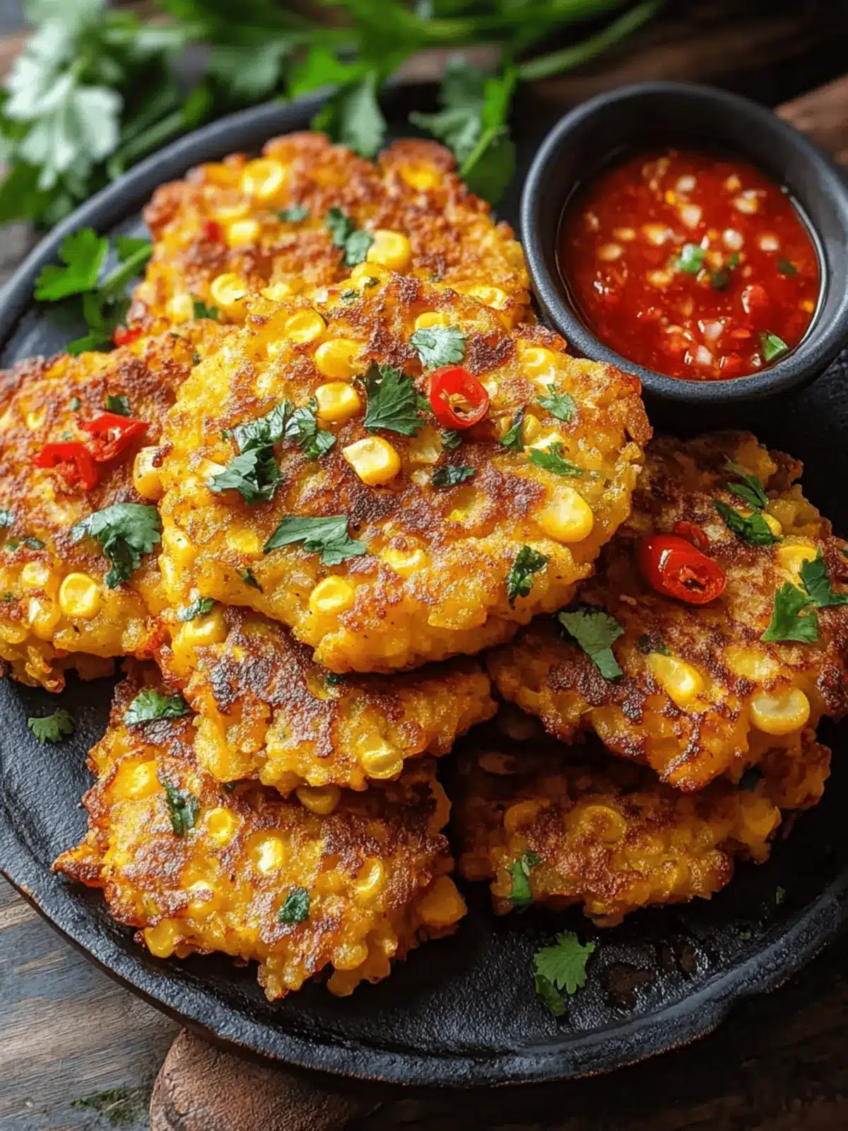 Deliciously Easy Spicy Corn Fritters