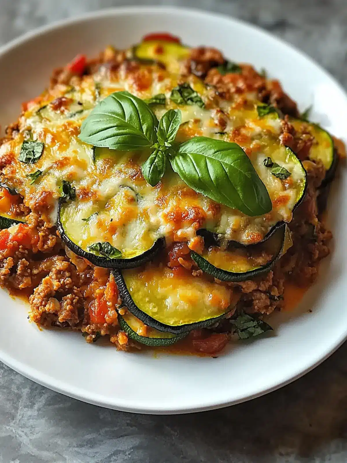 Ground Turkey Zucchini Casserole