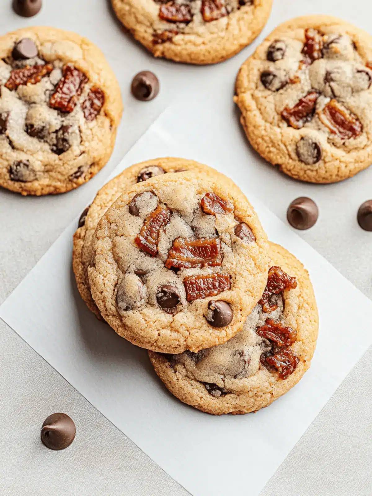 Maple Bacon Chocolate Chip Cookies