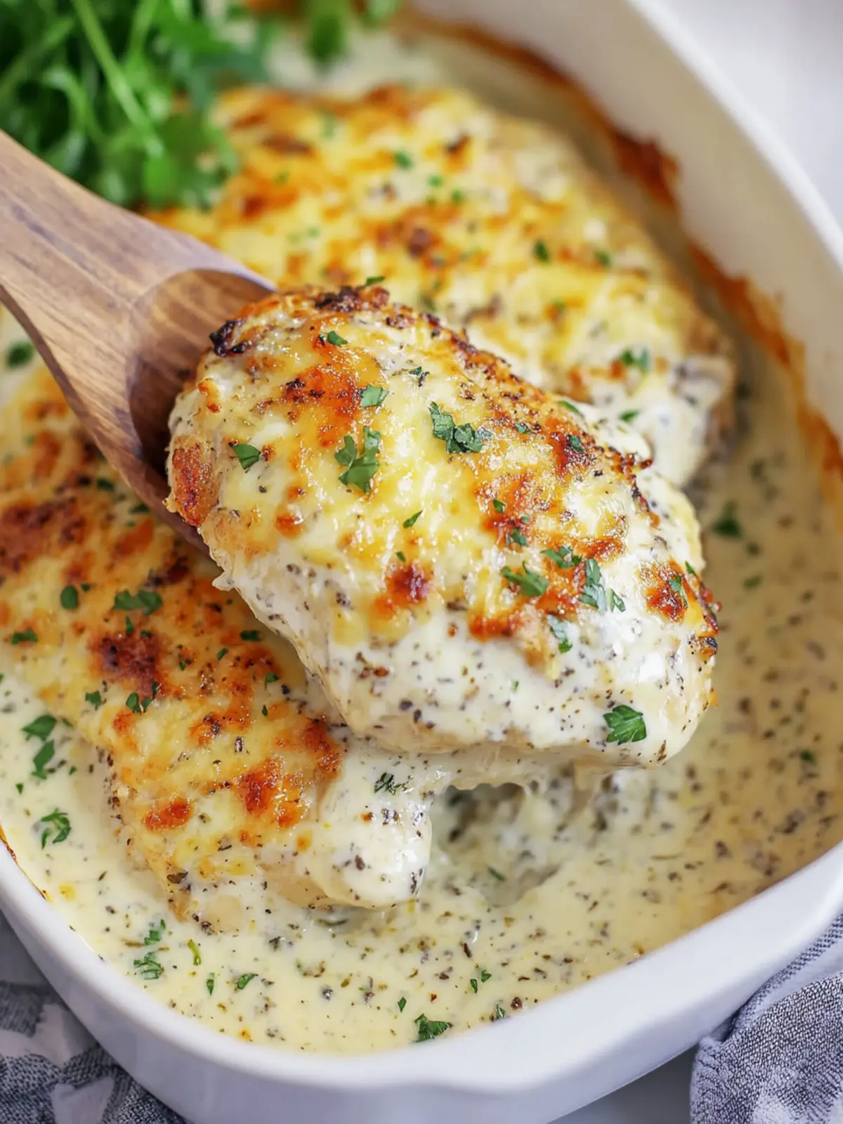 Smothered Cheesy Sour Cream Chicken