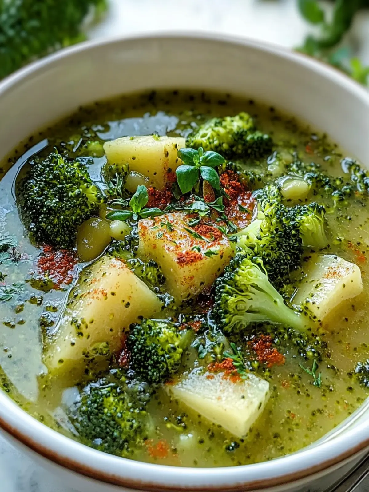 Traditional Italian Broccoli Soup