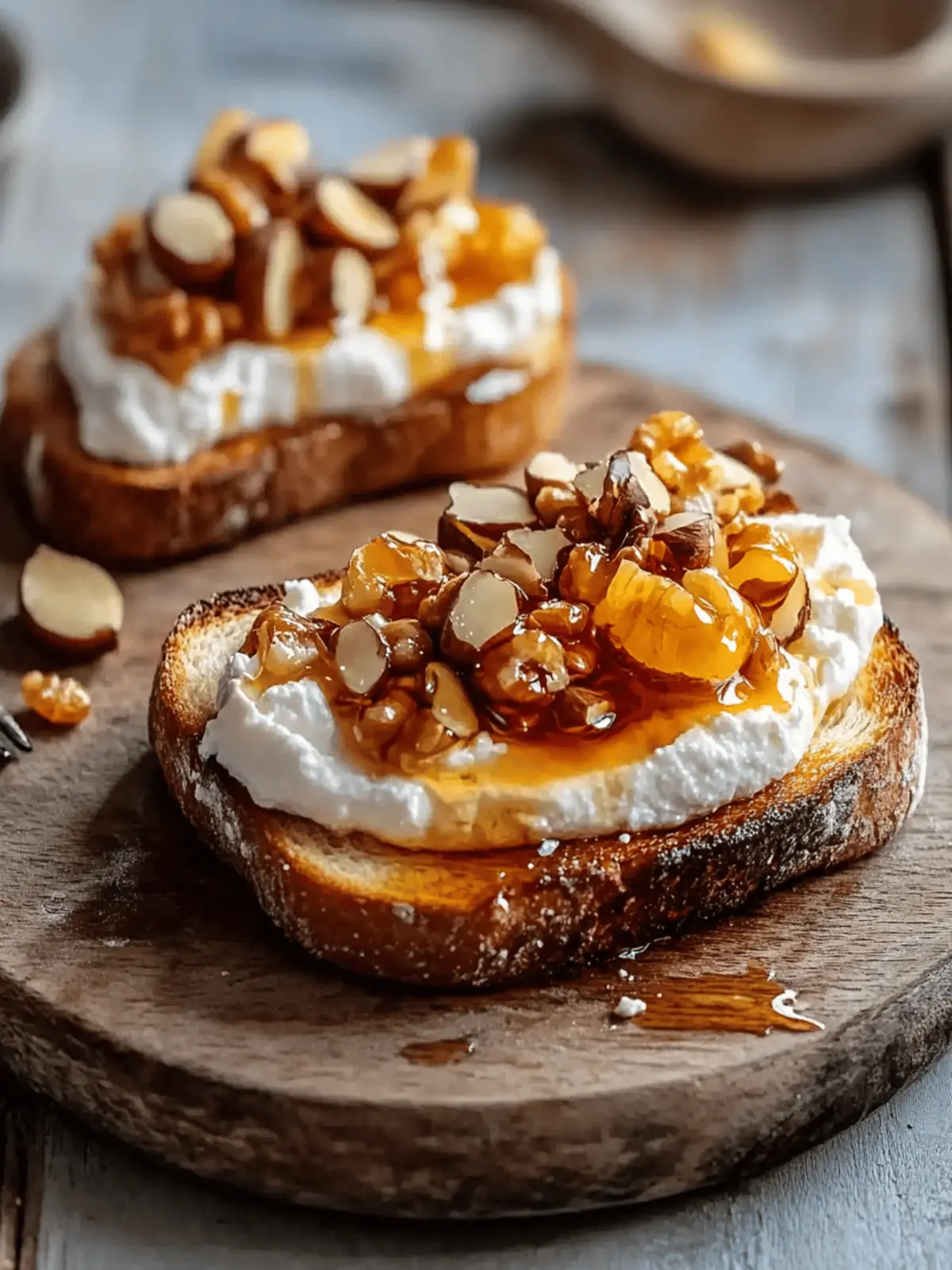 Vanilla Bean Ricotta Toast