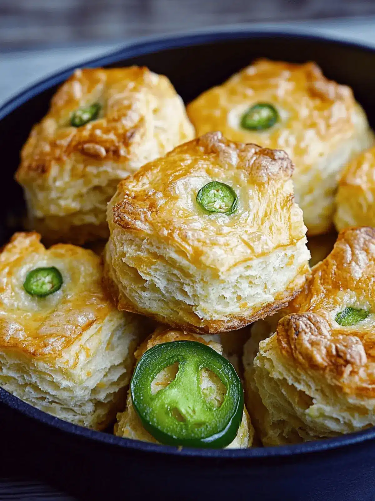 Jalape o Cheddar Biscuits