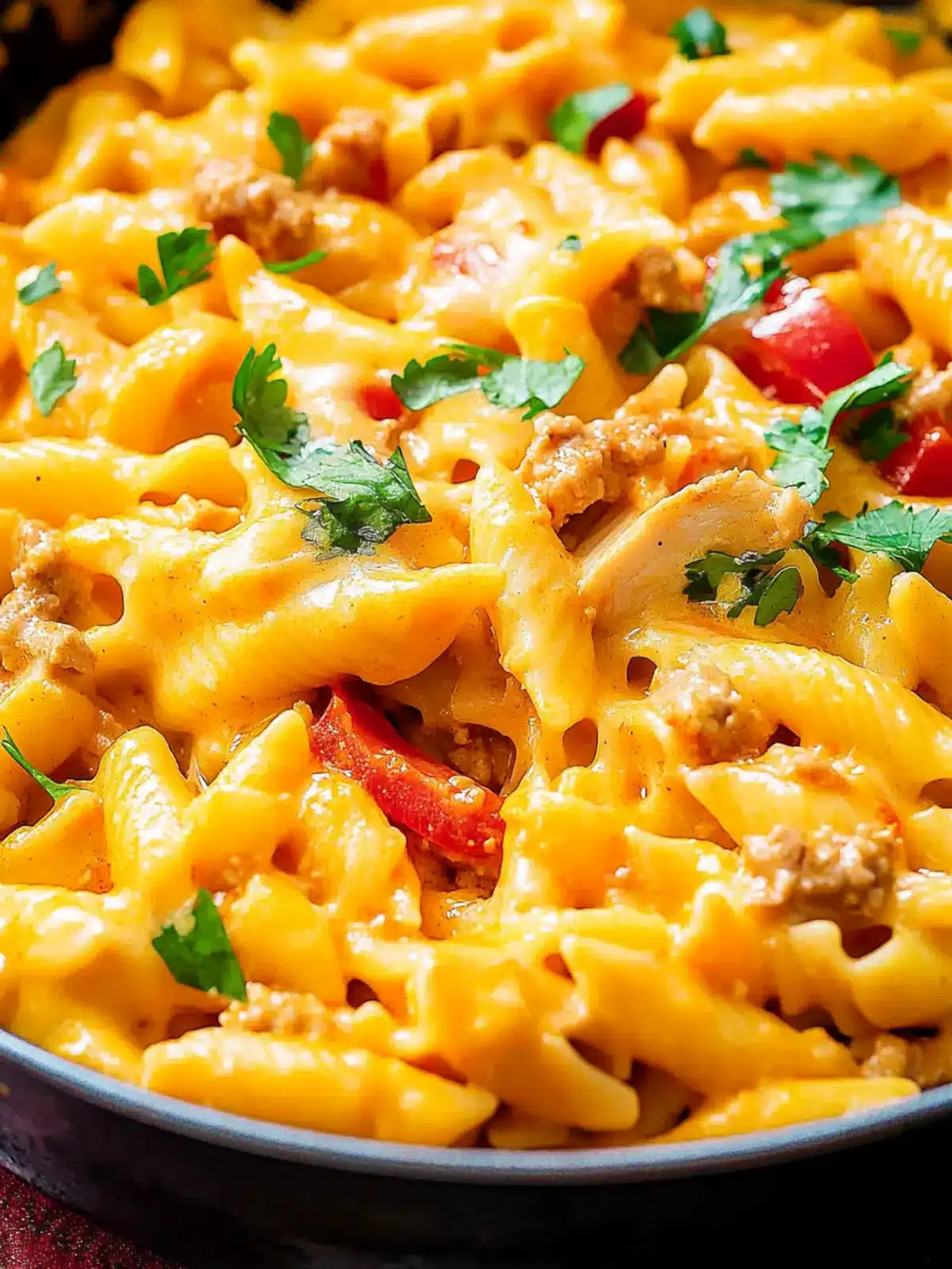 Cheesy Ground Chicken Fajita Pasta for Quick Family Dinners 3 Cheesy Ground Chicken Fajita Pasta