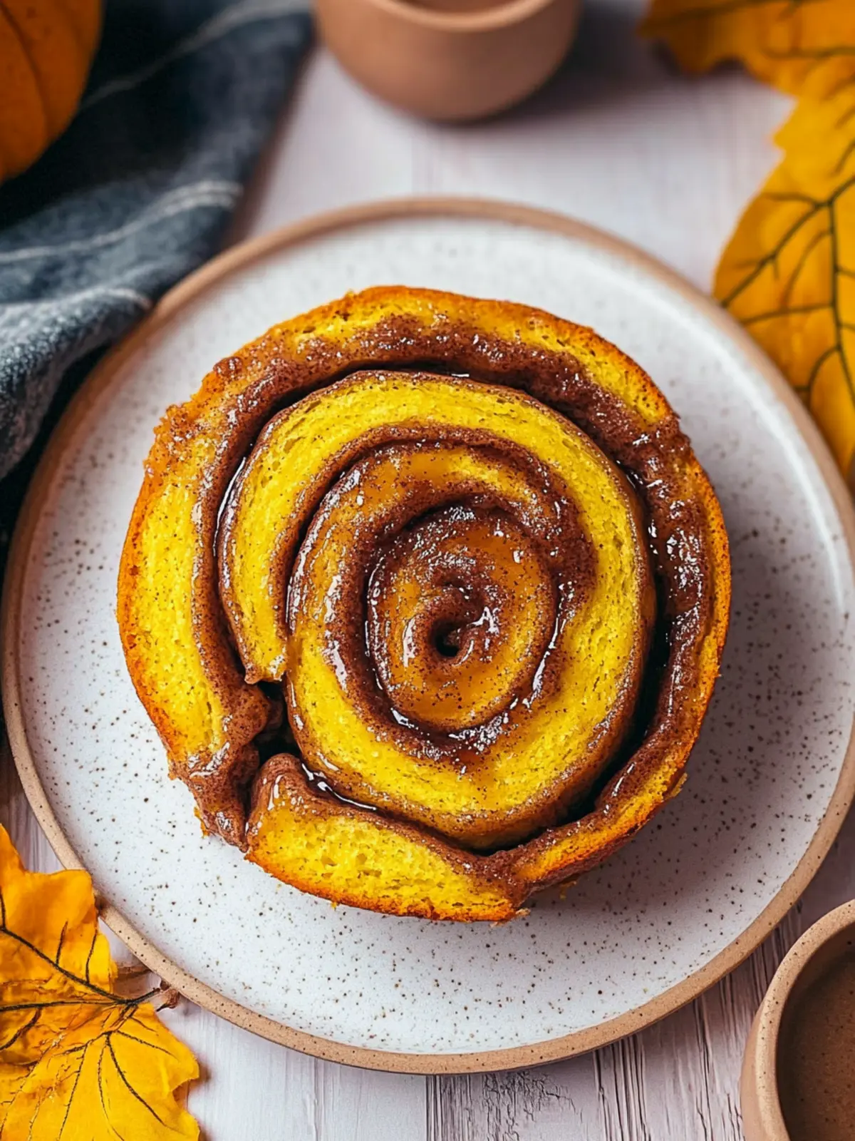 Pumpkin Cinnamon Swirl Rolls