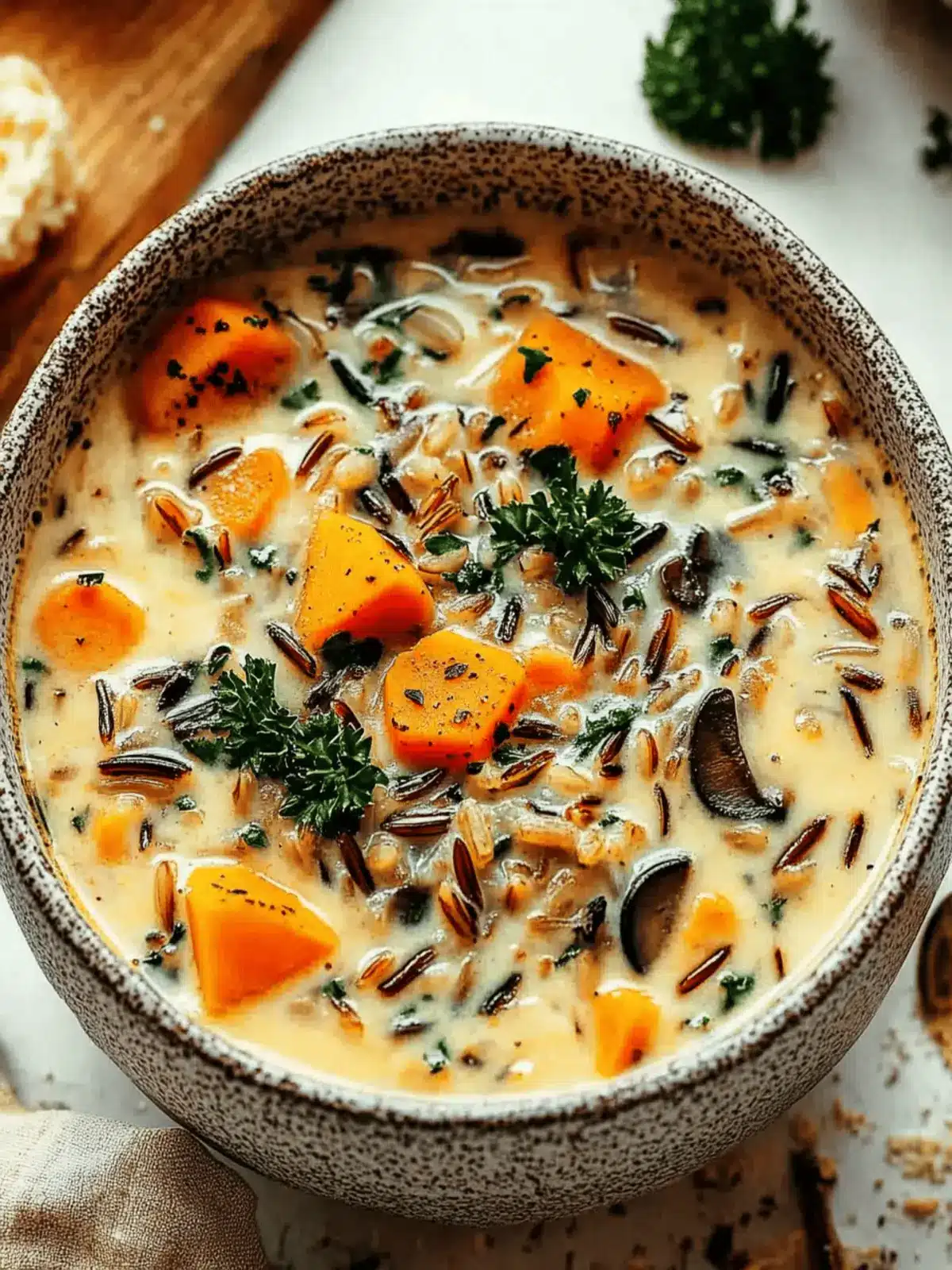 Autumn Wild Rice Soup
