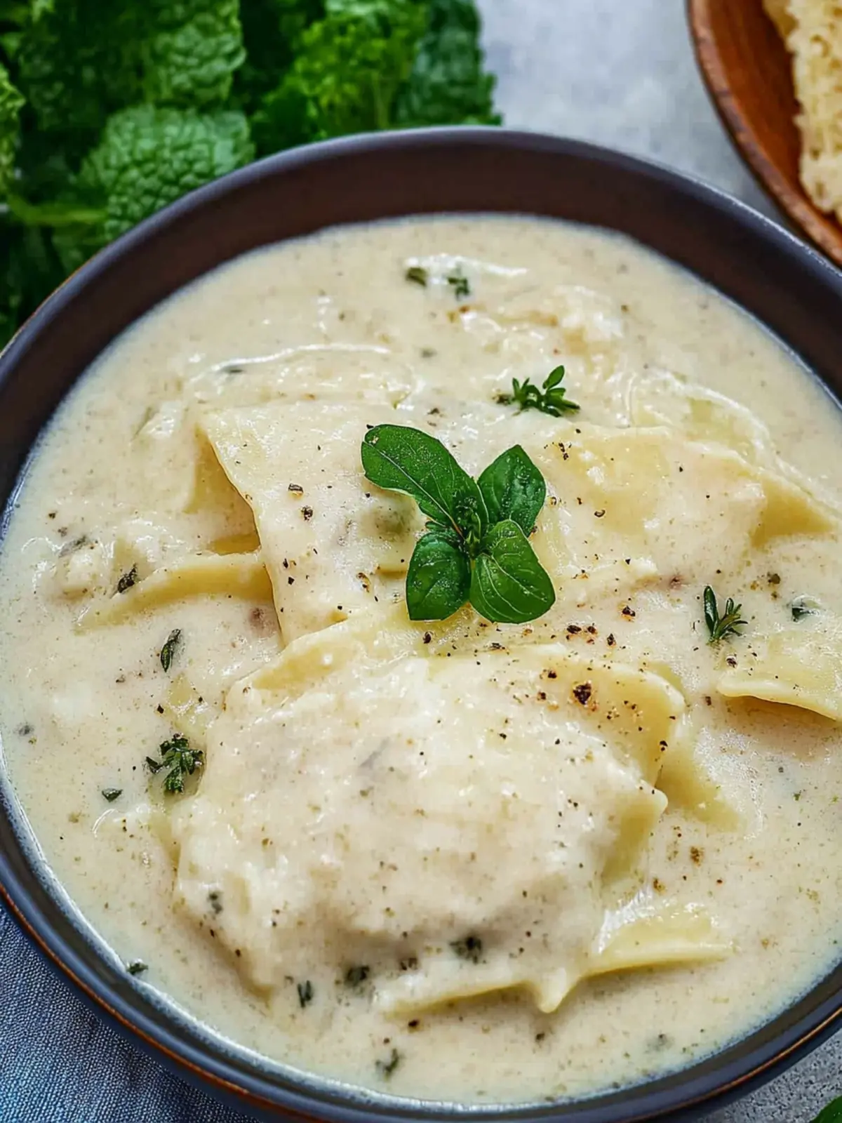 Vegan White Lasagna Soup
