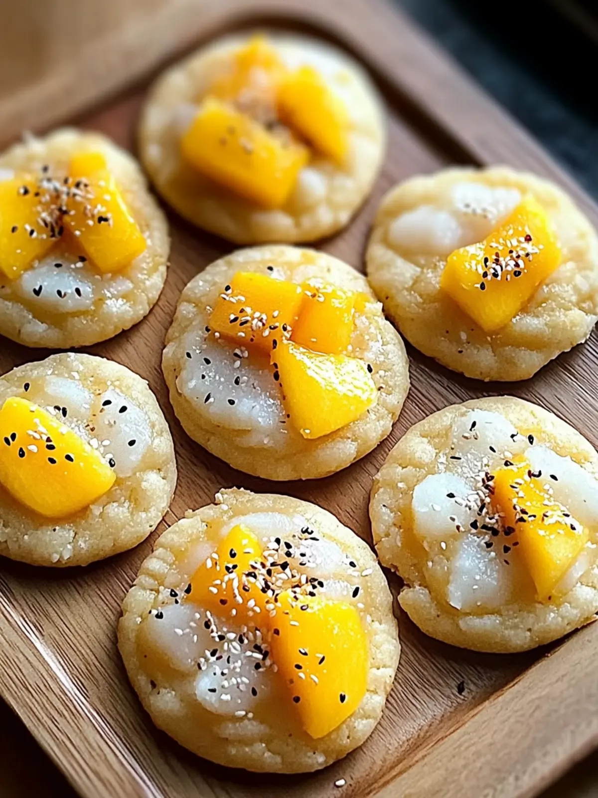 Mango Sticky Rice Cookies
