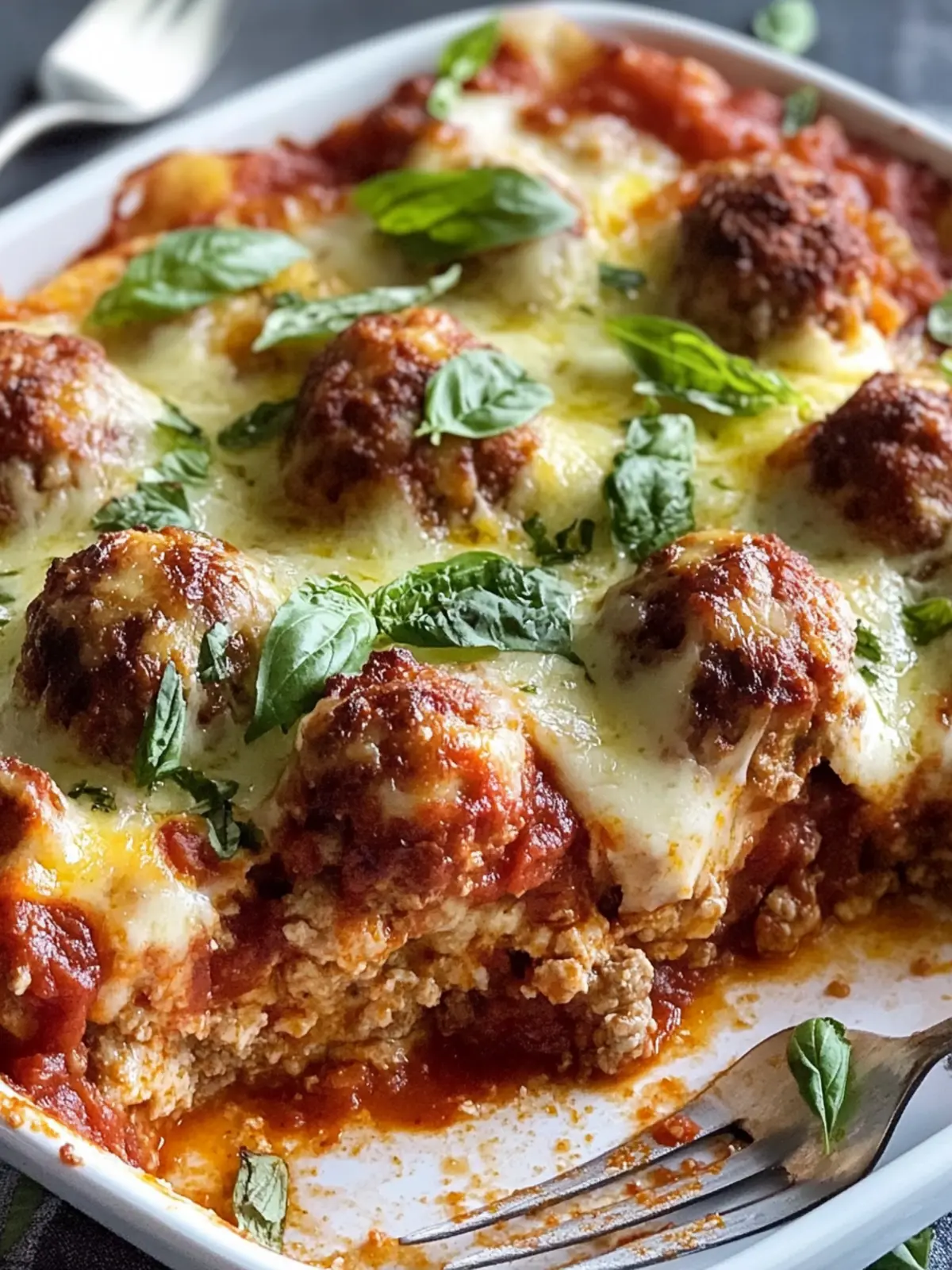 Dump-and-Bake Meatball Casserole