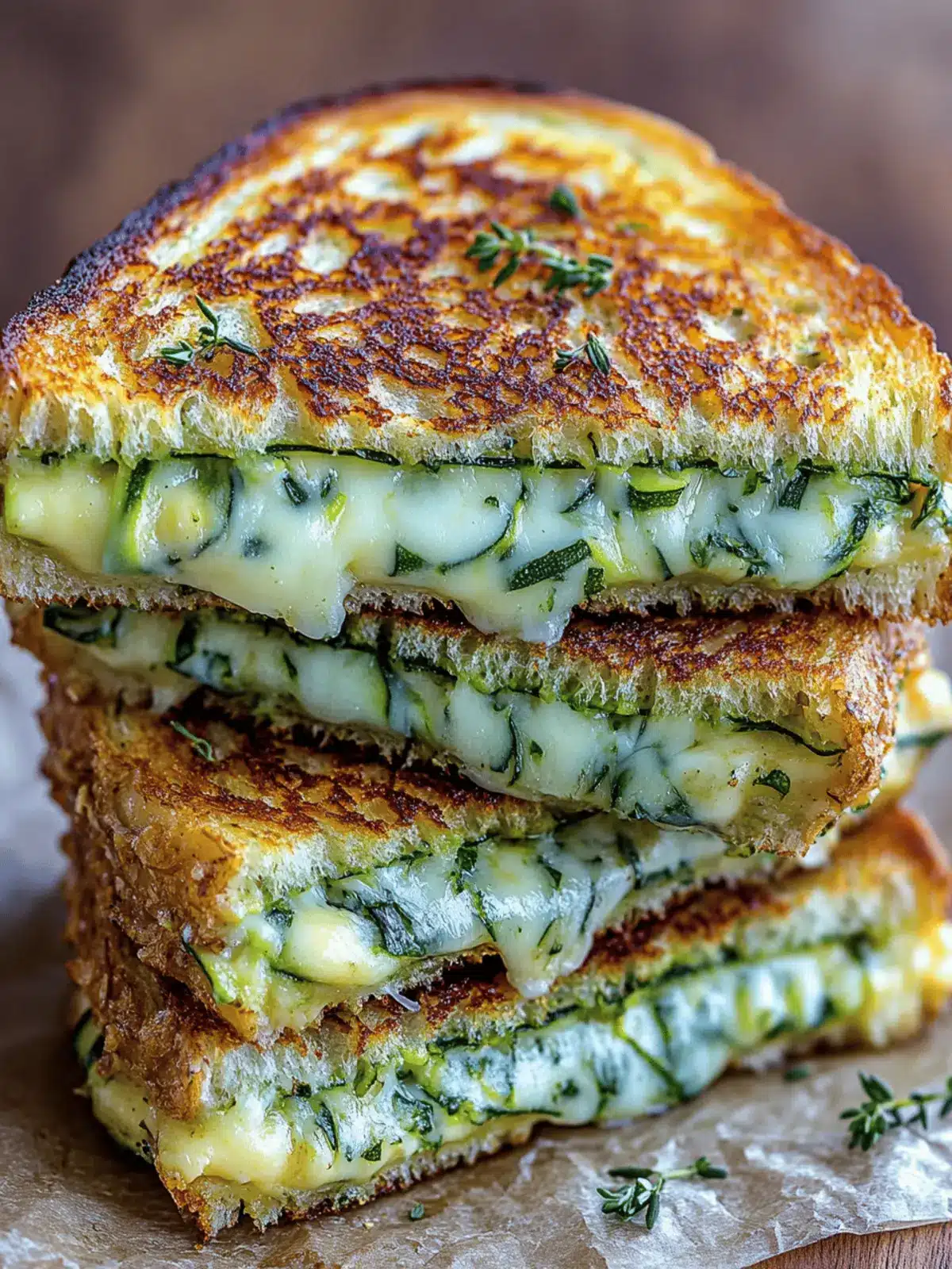 Savor Garlic Butter Zucchini Grilled Cheese for a Cozy Twist 3 Garlic Butter Zucchini Grilled Cheese