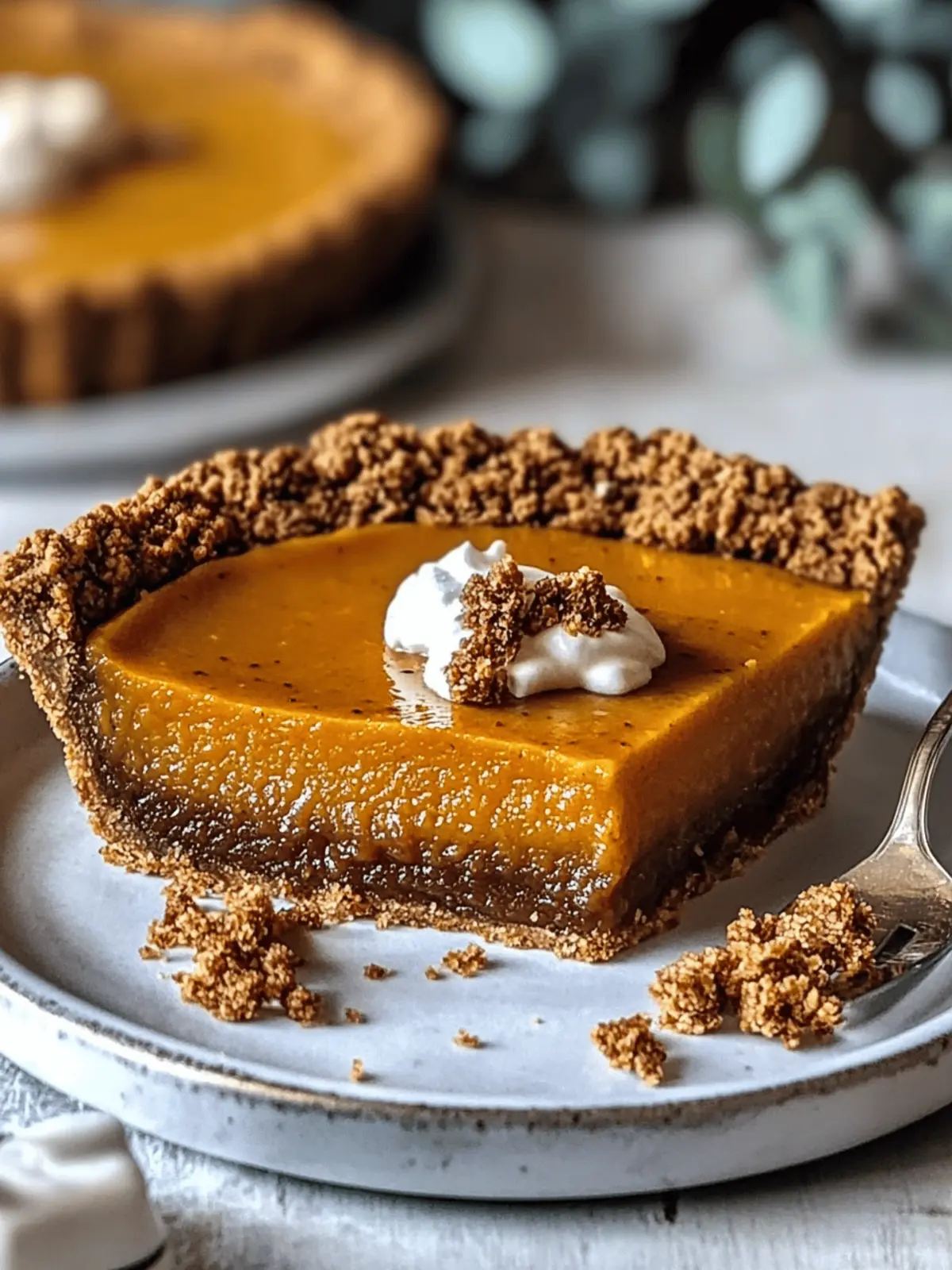 Chai Butternut Squash Pie with Gluten-Free Nut Crust