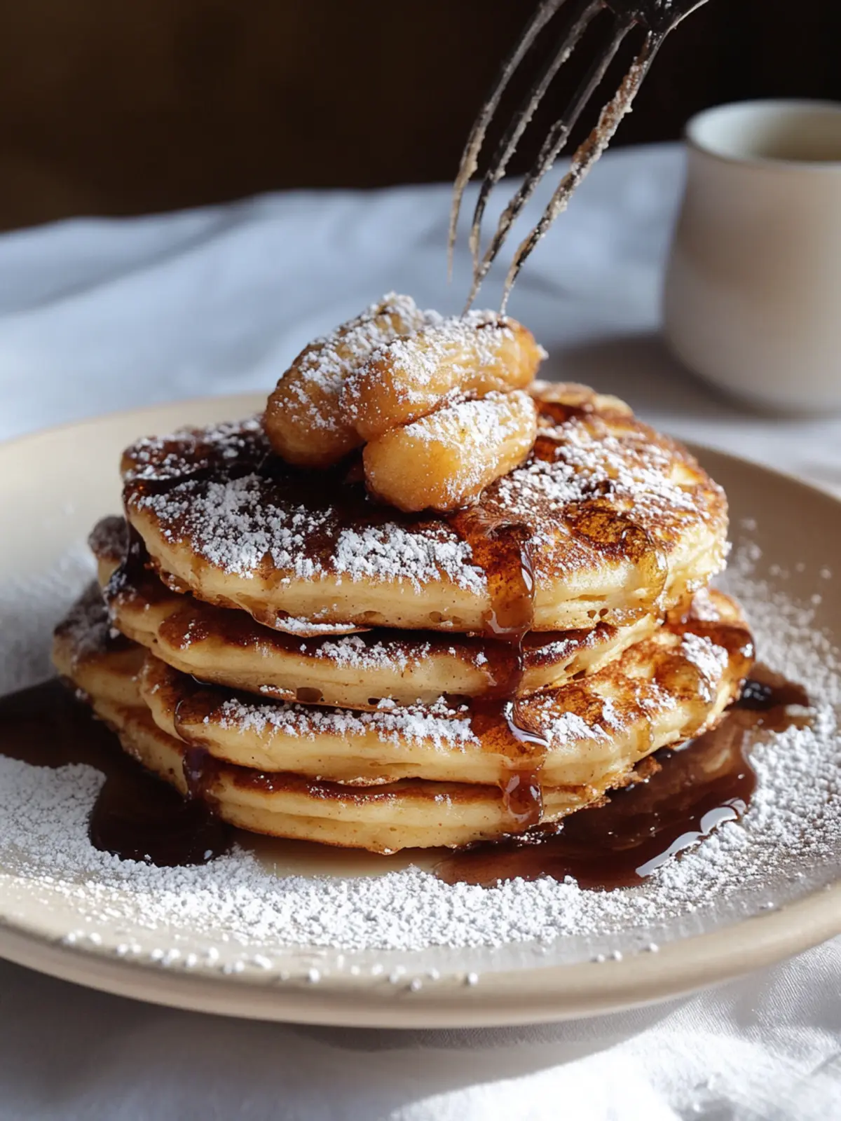 Spanish Churro Pancakes