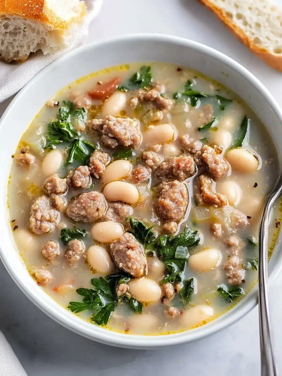Sausage and White Bean Soup