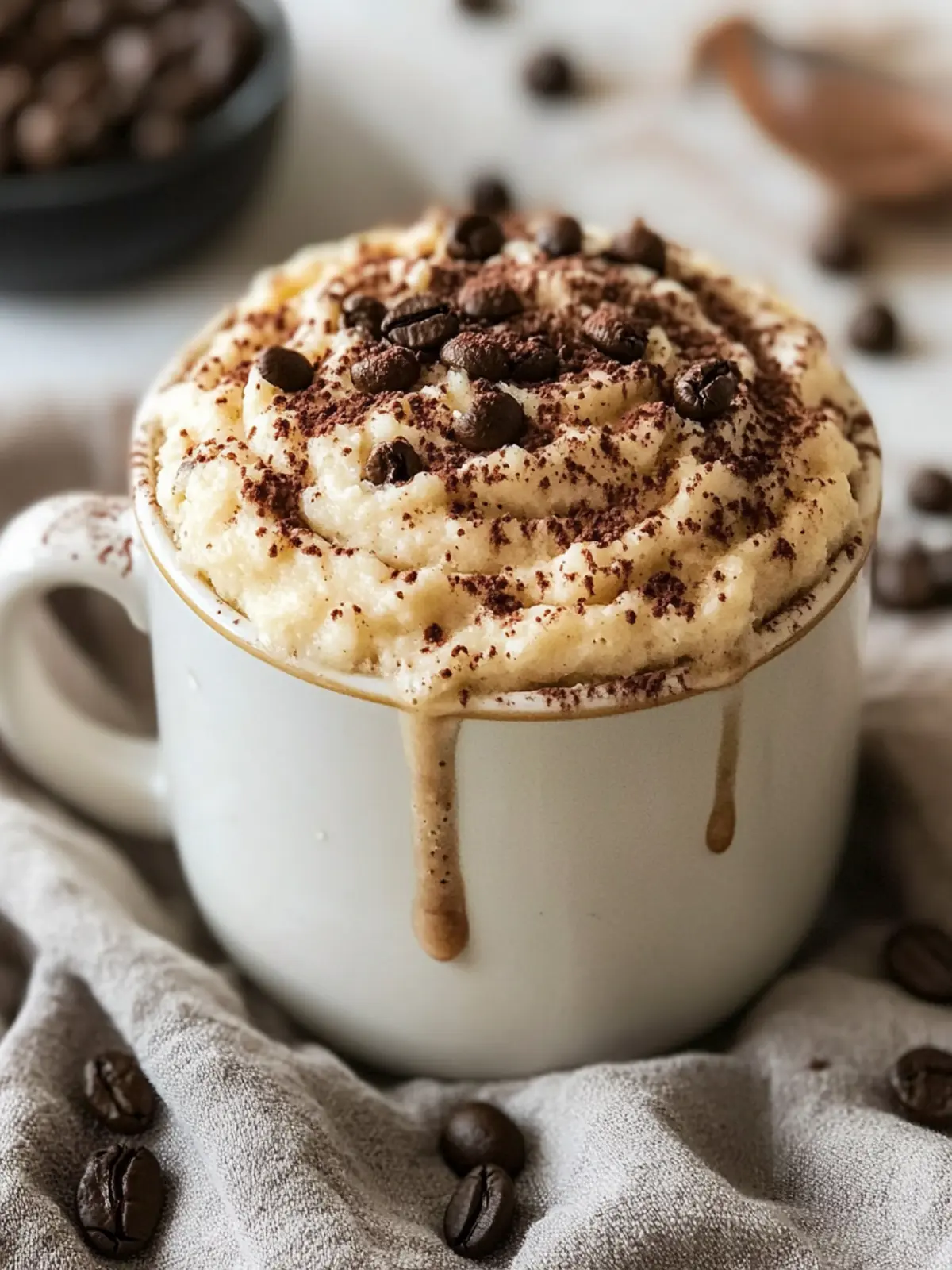 Keto Coffee Cake Mug Cake