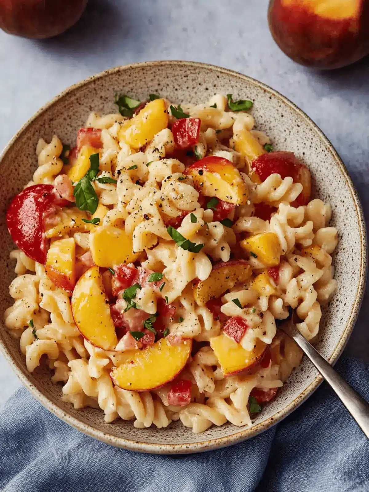 Summer Pasta Salad with Fresh Peaches for a Refreshing Twist 3 Summer Pasta Salad with Fresh Peaches