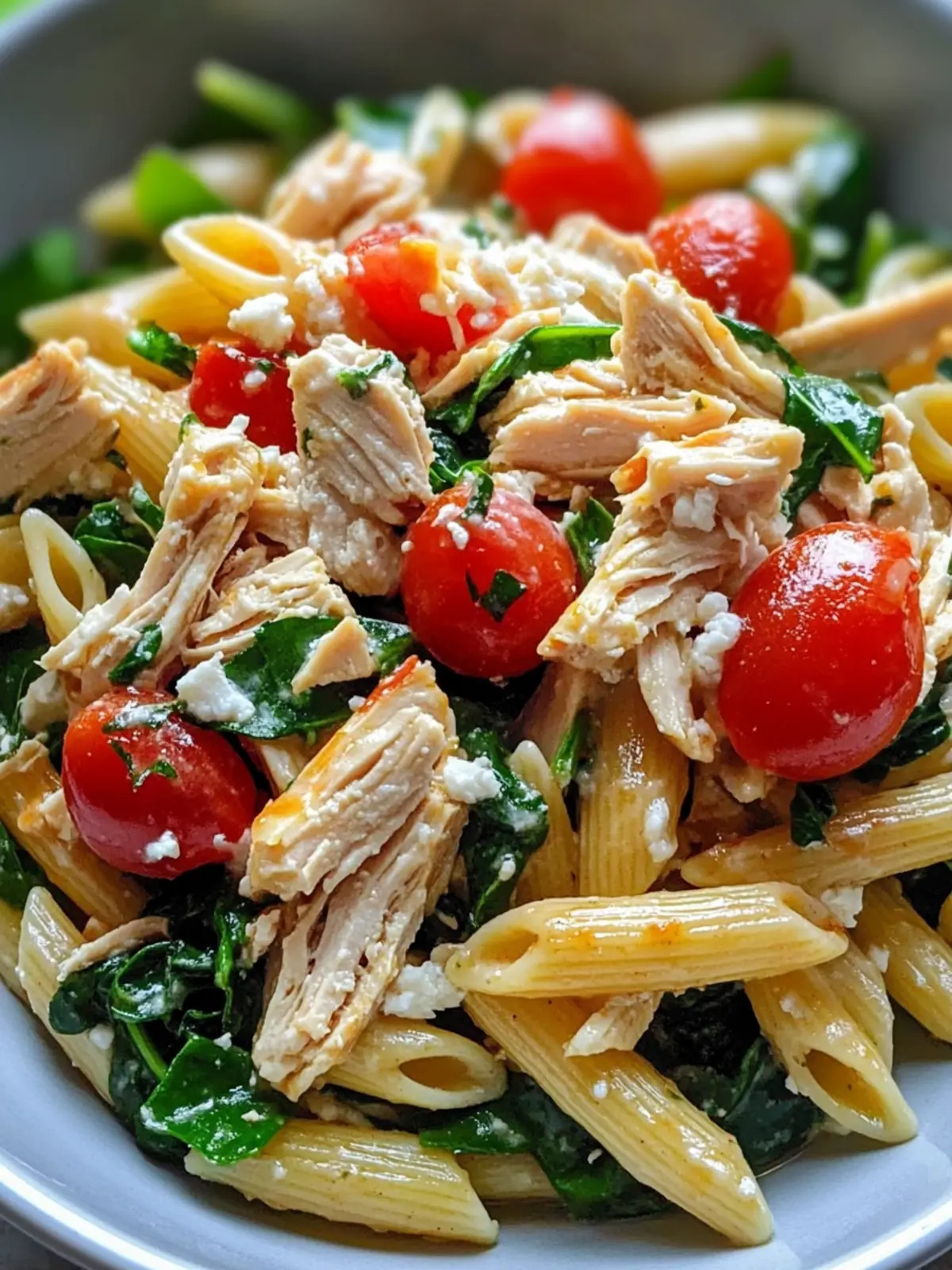Cold Chicken Spinach Pasta Salad: Easy, Refreshing Delight 3 Cold Chicken Spinach Pasta Salad