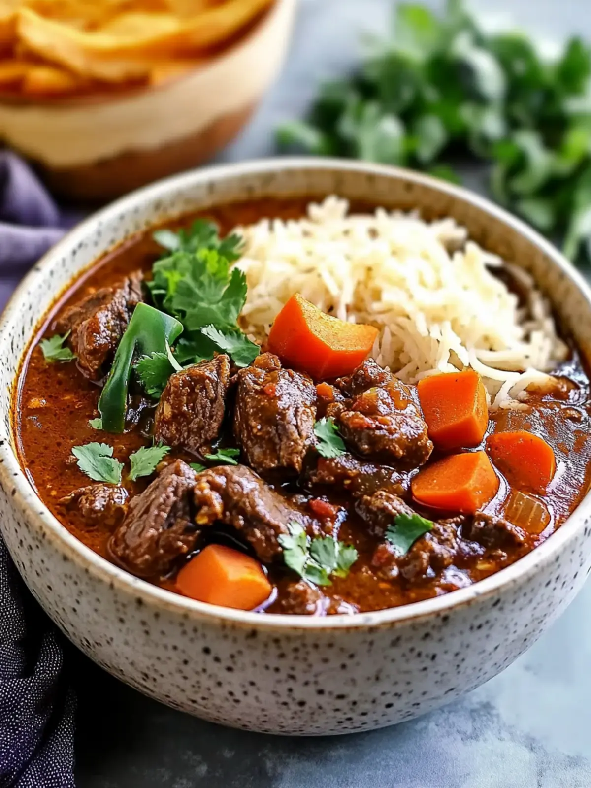 Chile Colorado Beef Stew