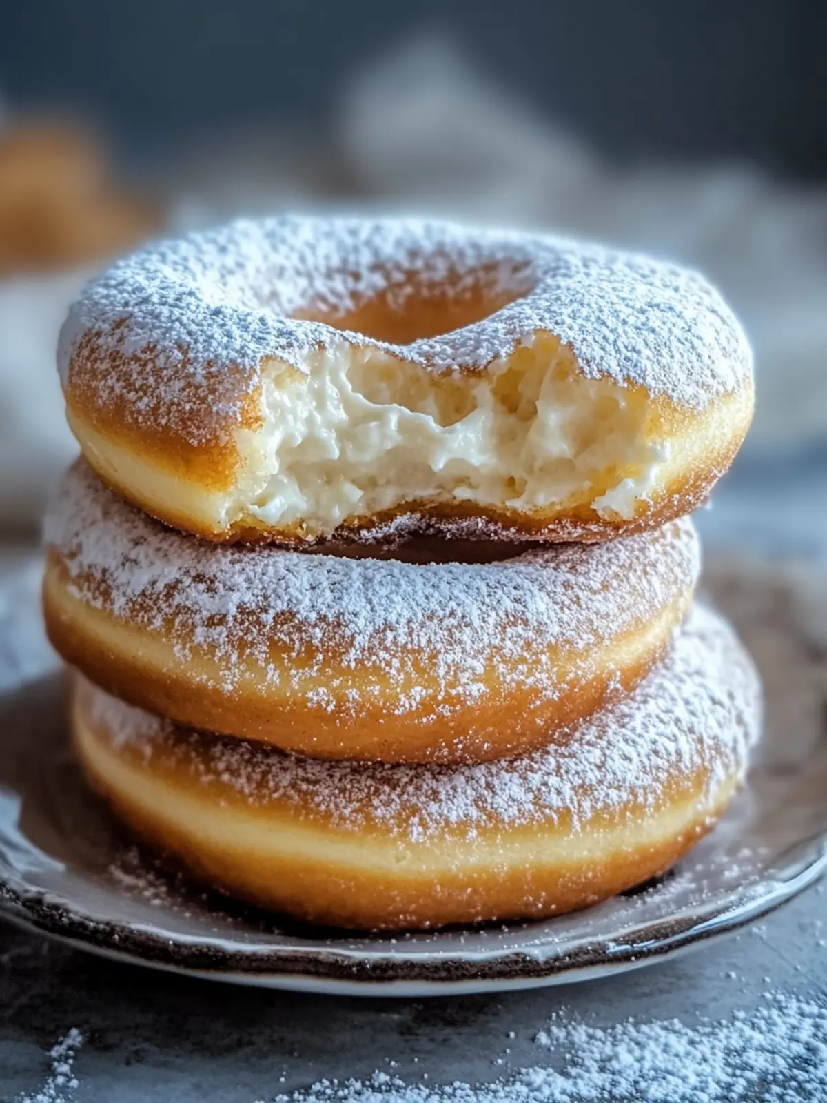 Cinnamon Kissed Cheesecake Donut Cookies