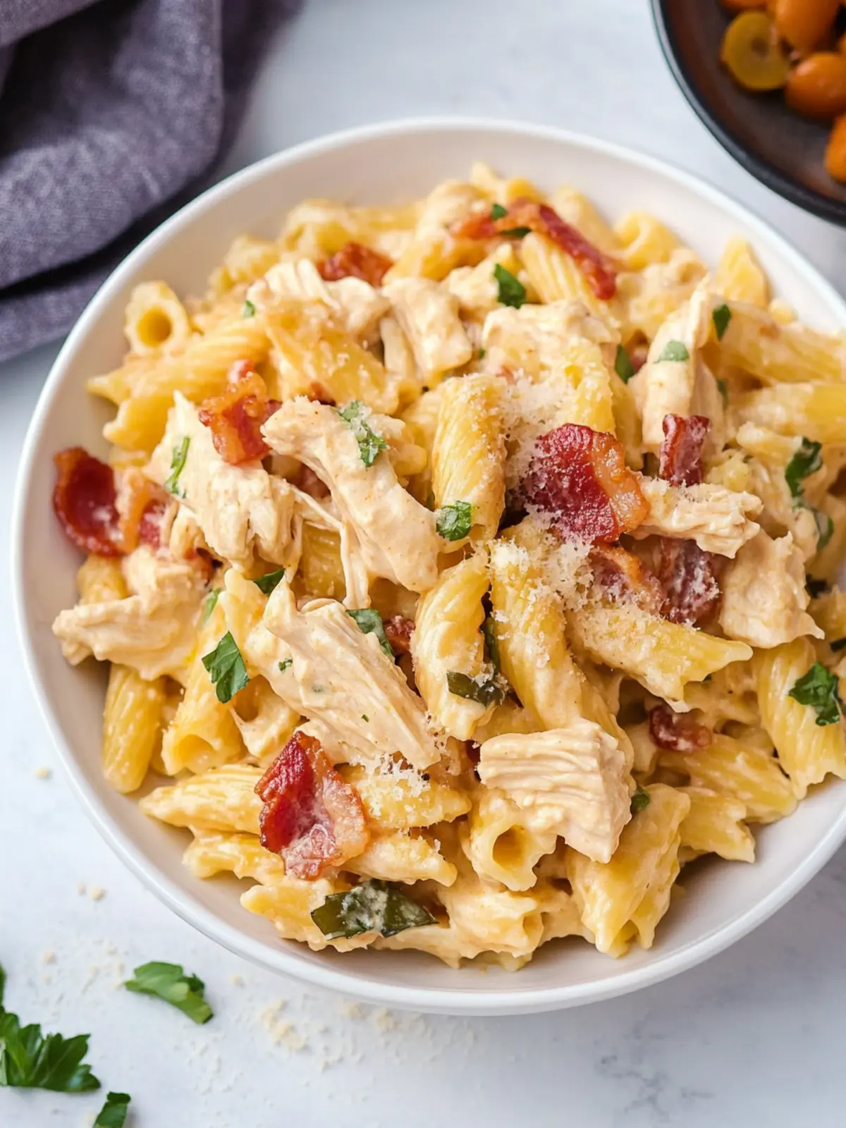 Chicken Bacon Ranch Pasta