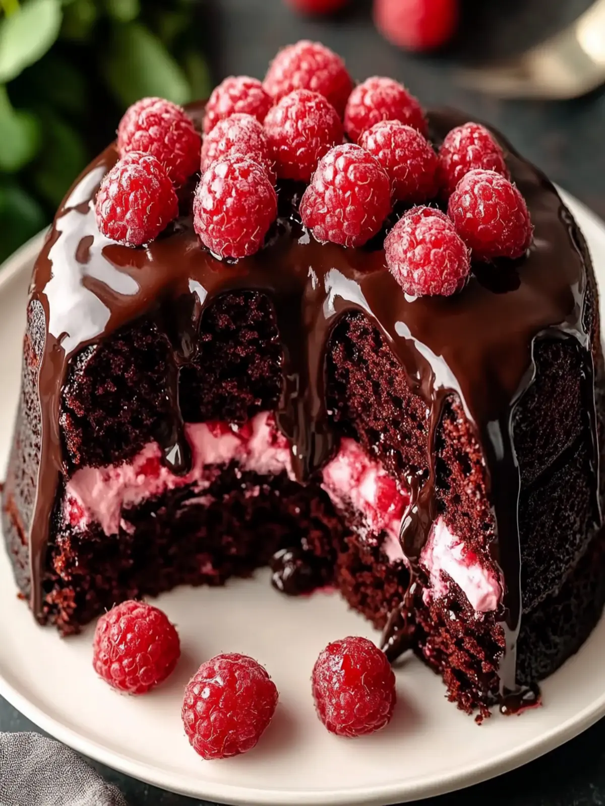 Chocolate Raspberry Cake