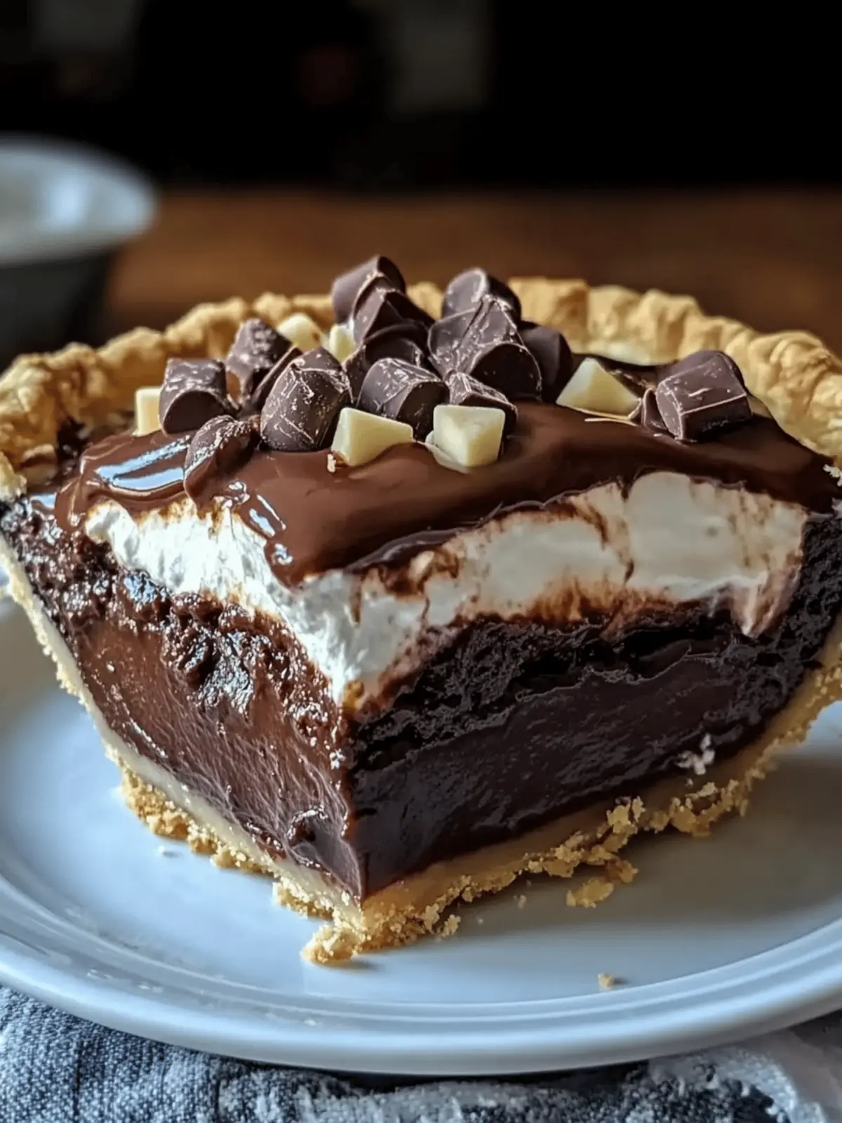 Decadent Hot Fudge Pie That'll Make Your Heart Melt 4 Decadent Hot Fudge Pie