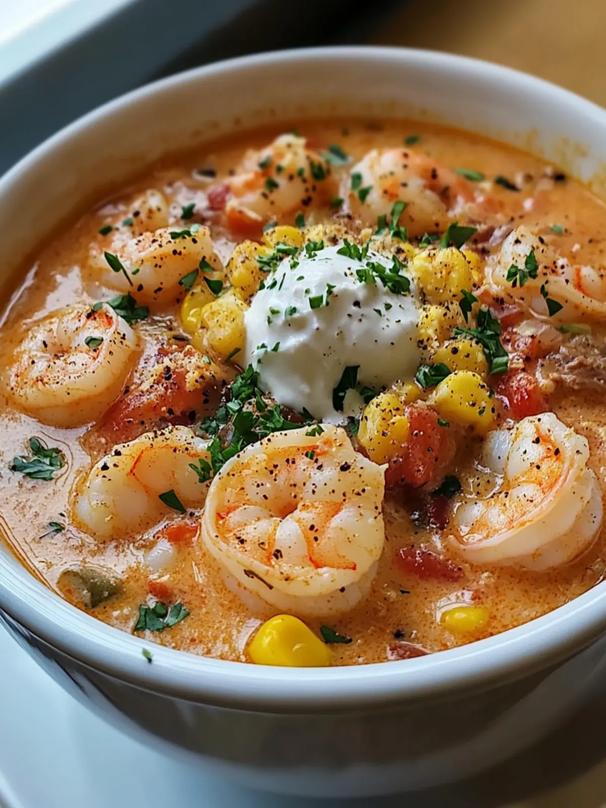 Creamy Seafood and Shrimp Chili