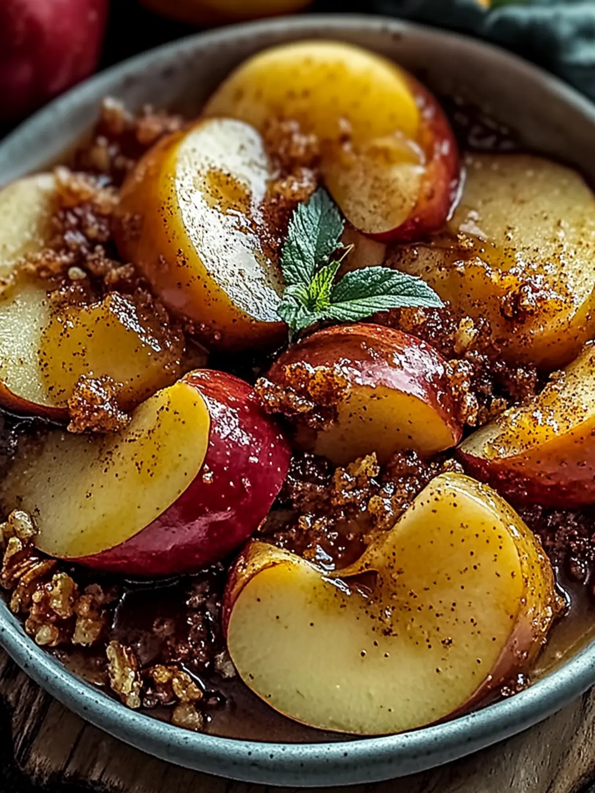 Maple Cinnamon Roasted Apples