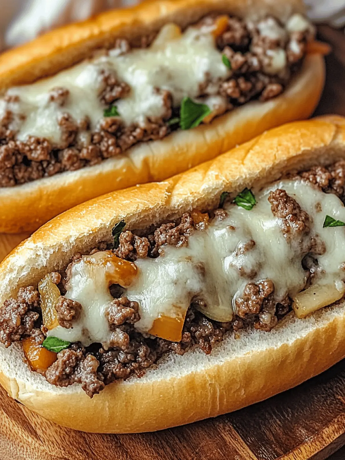 Irresistible Ground Beef Philly Cheesesteaks You ll Love 2 Ground Beef Philly Cheesesteaks
