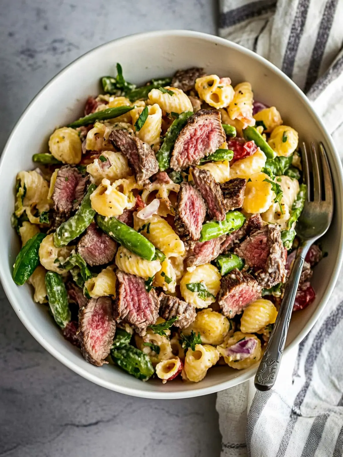 Steak Pasta Salad