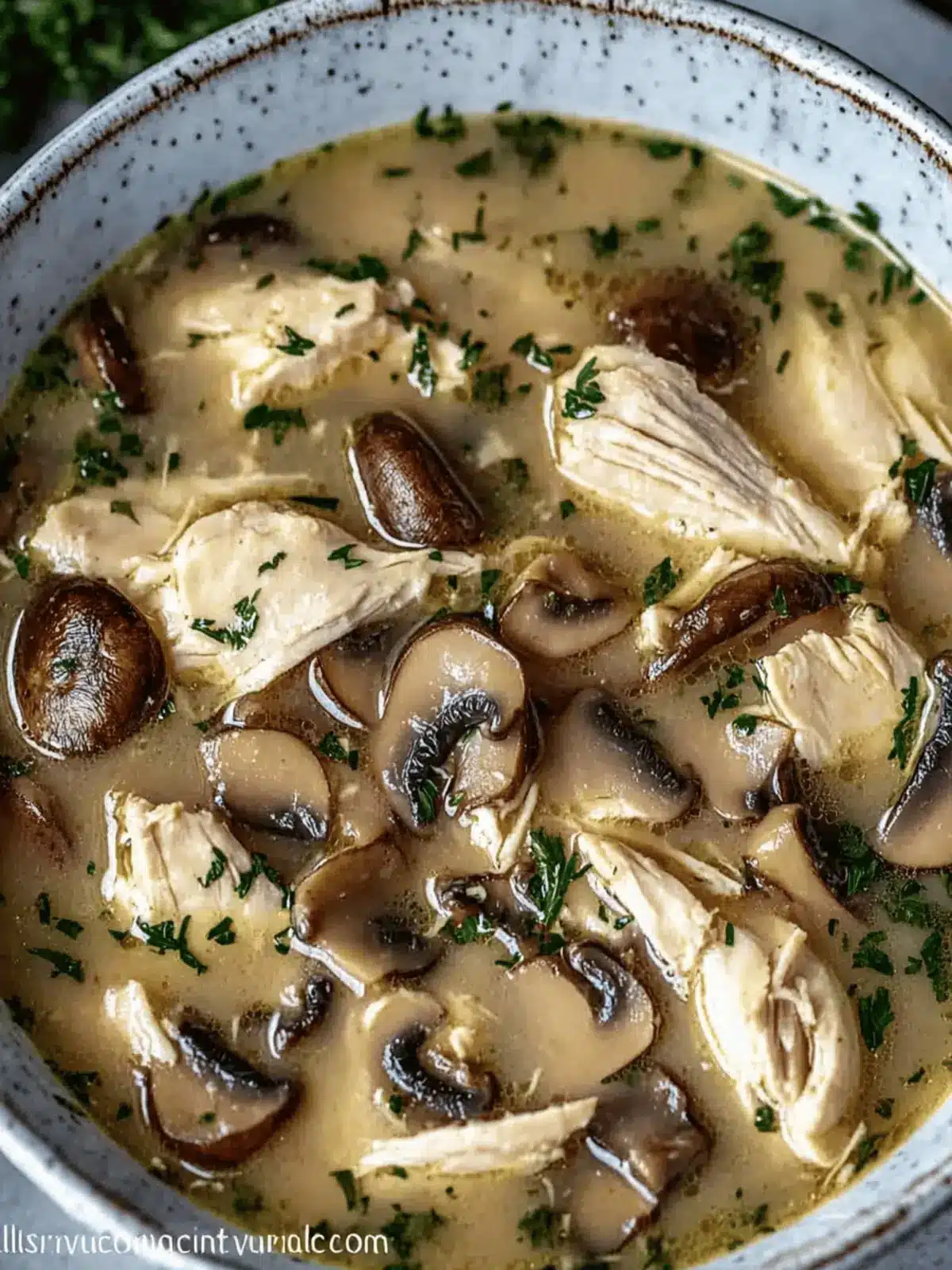 Rotisserie Chicken Mushroom Soup
