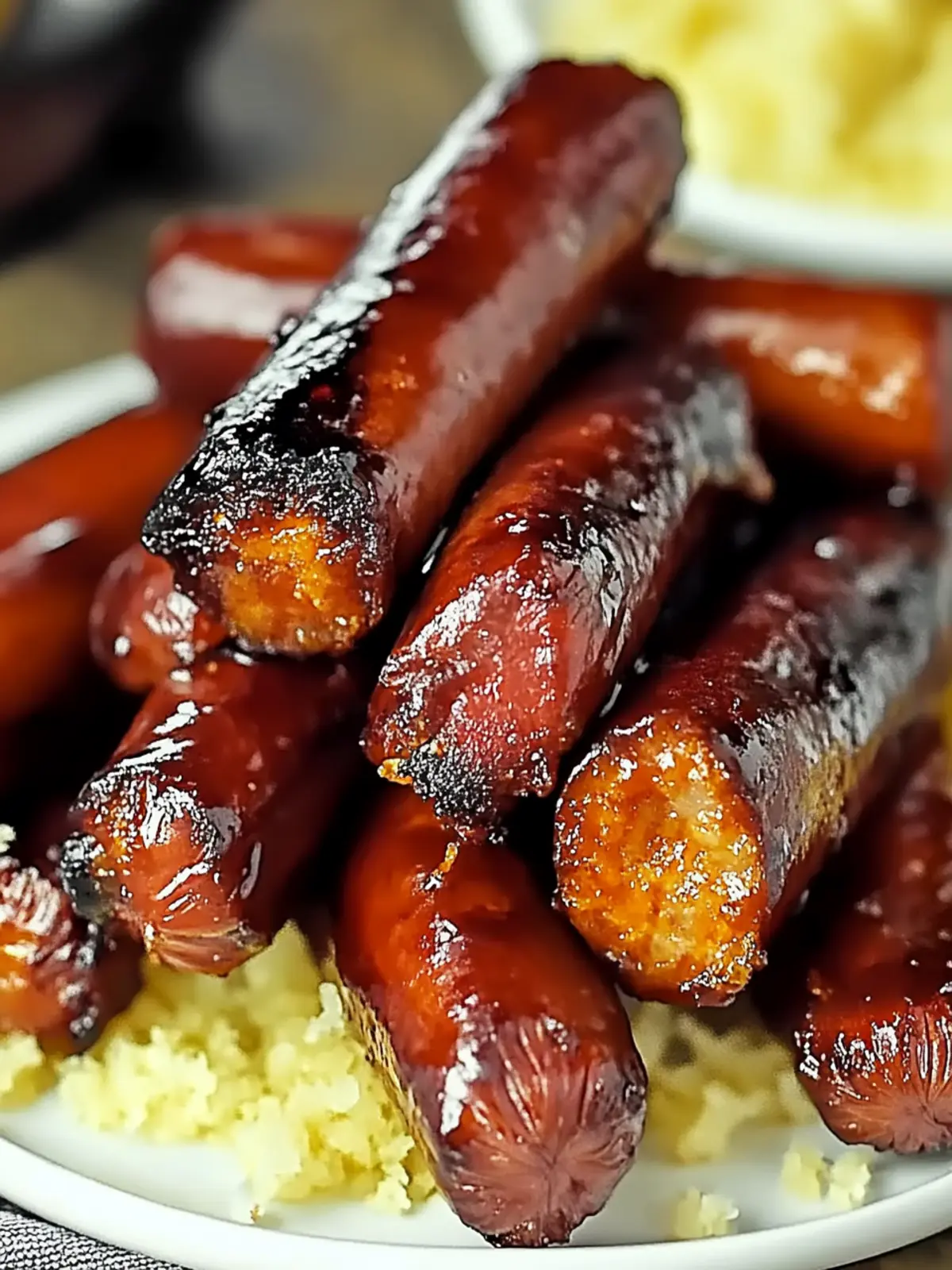 Baked Hot Dog Burnt Ends