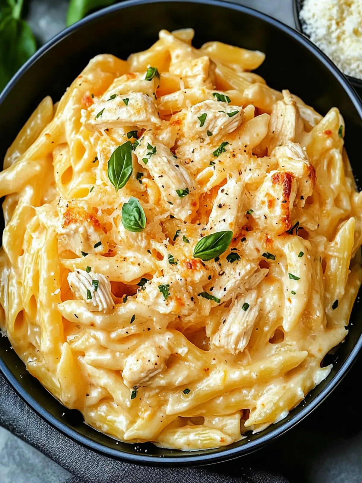 Buffalo Chicken Alfredo Pasta