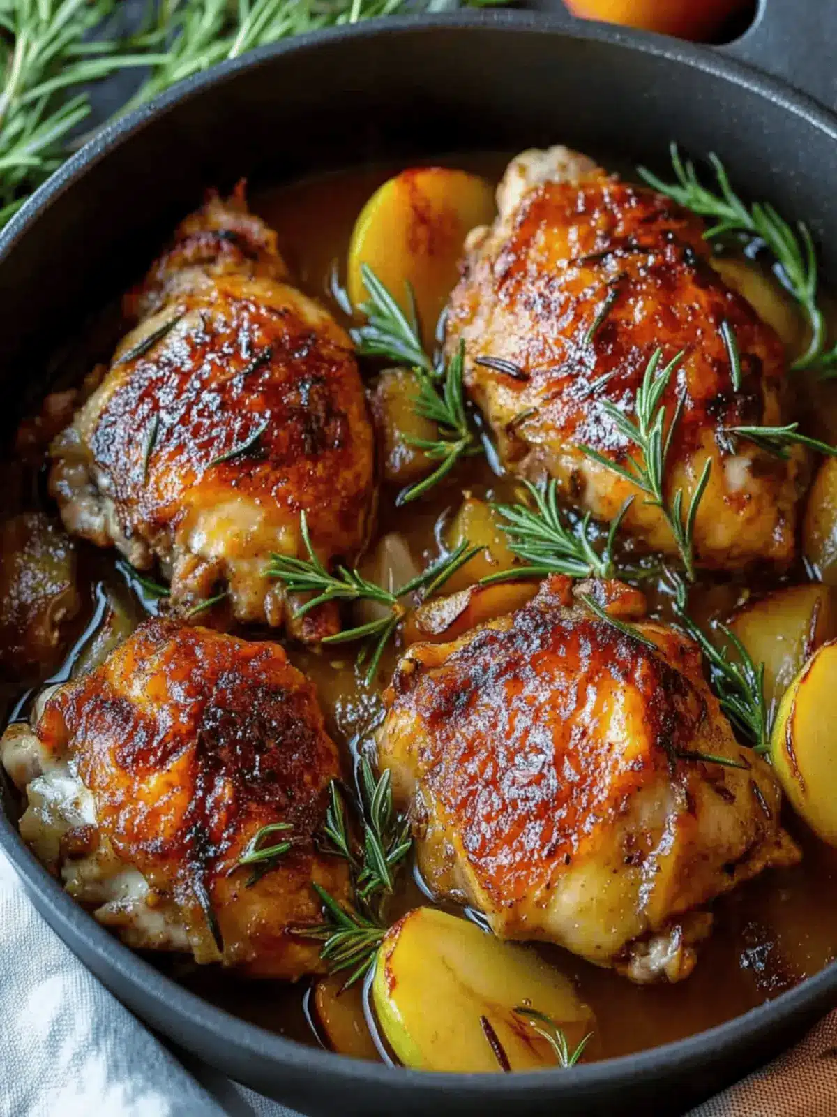 Rosemary Apple Cider Chicken Recipe