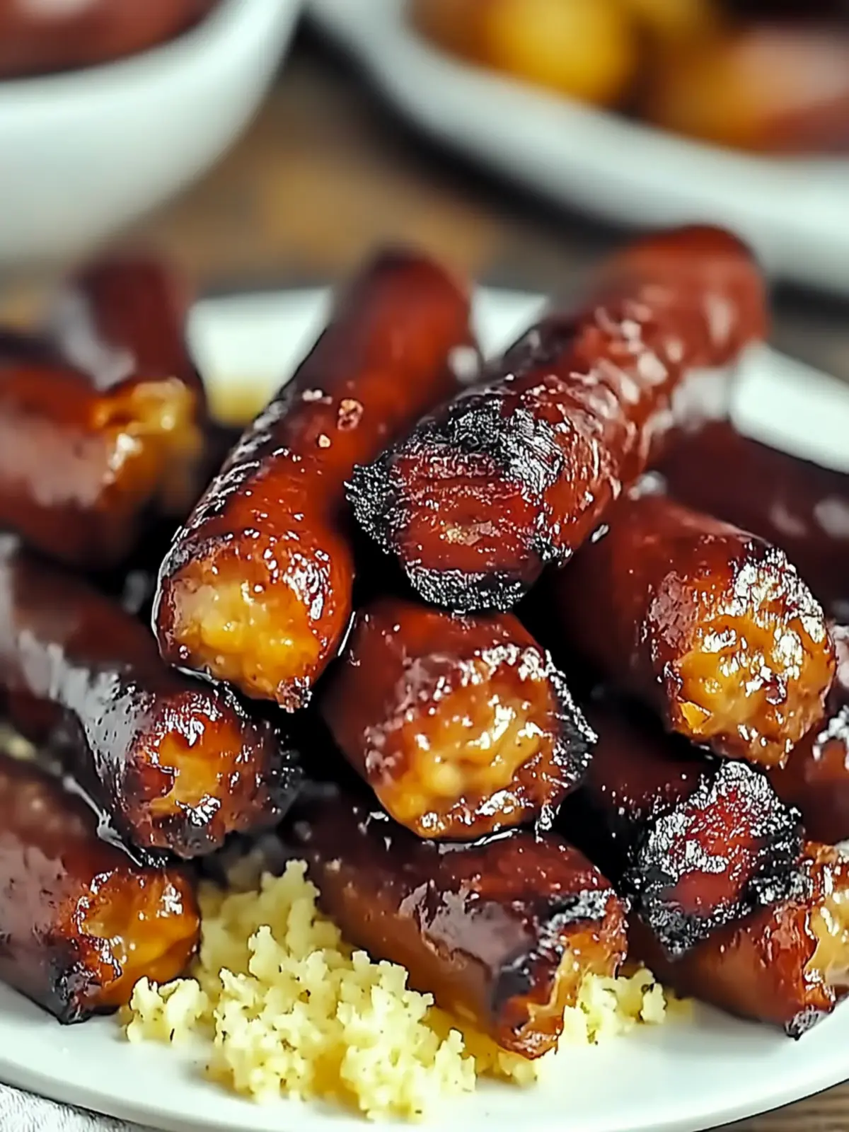 Baked Hot Dog Burnt Ends