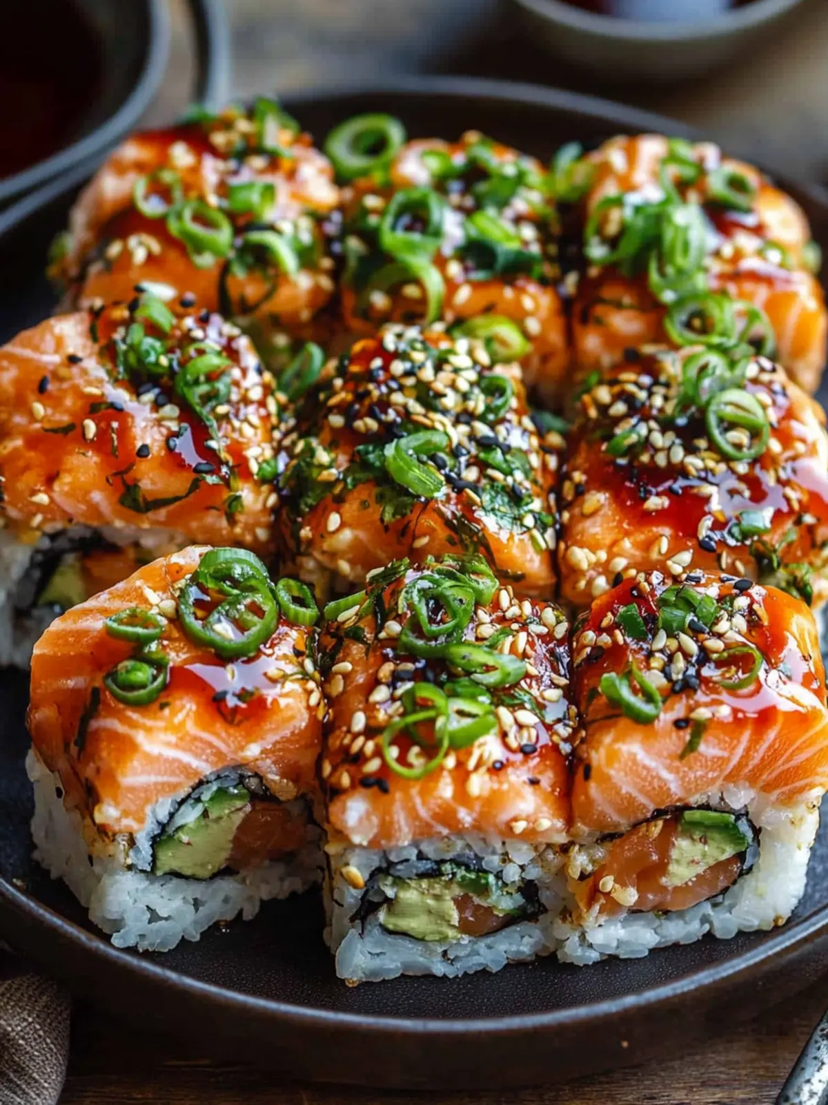Spicy Salmon Sushi Bake