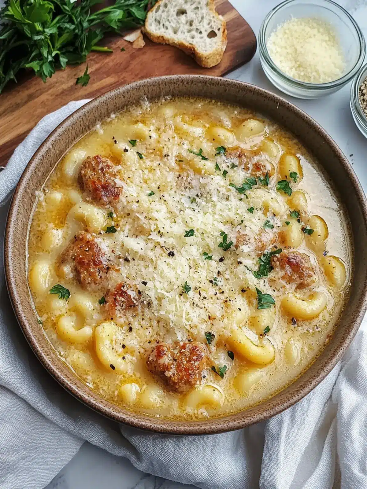 Hearty Parmesan Ditalini Soup for Ultimate Winter Comfort 4 Parmesan Ditalini Soup