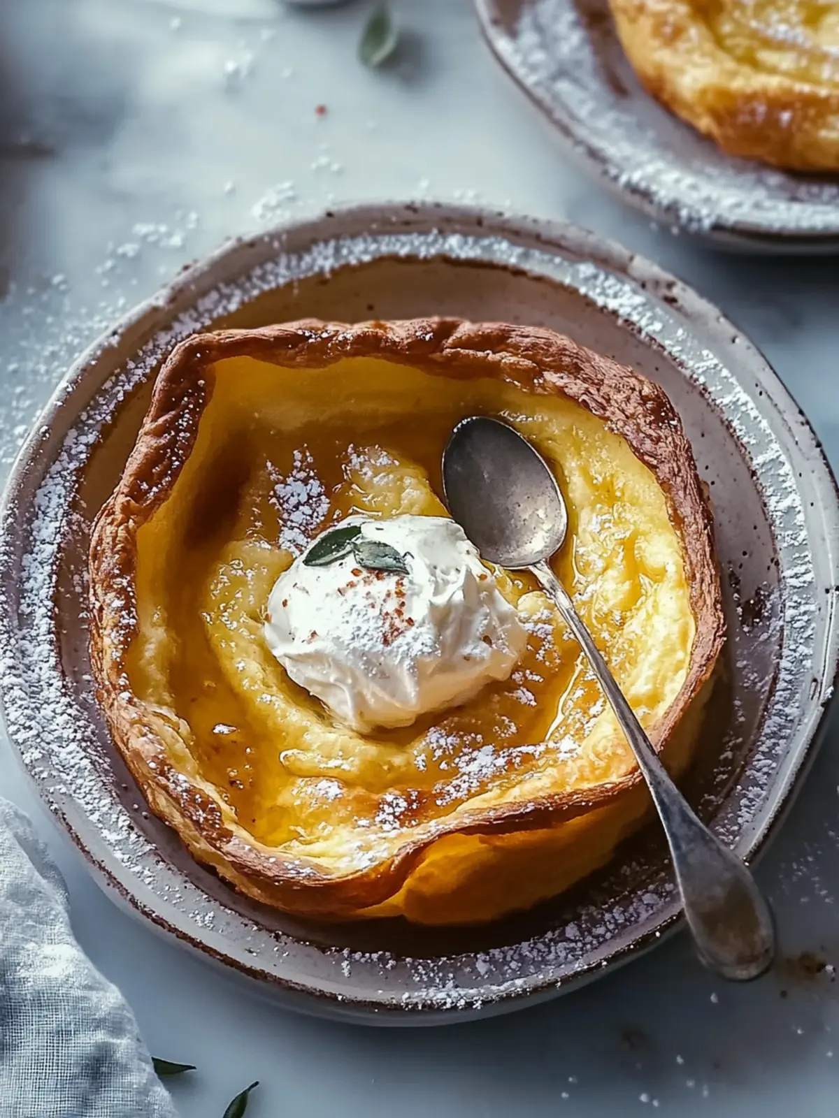 Pumpkin Dutch Baby with Maple Mascarpone
